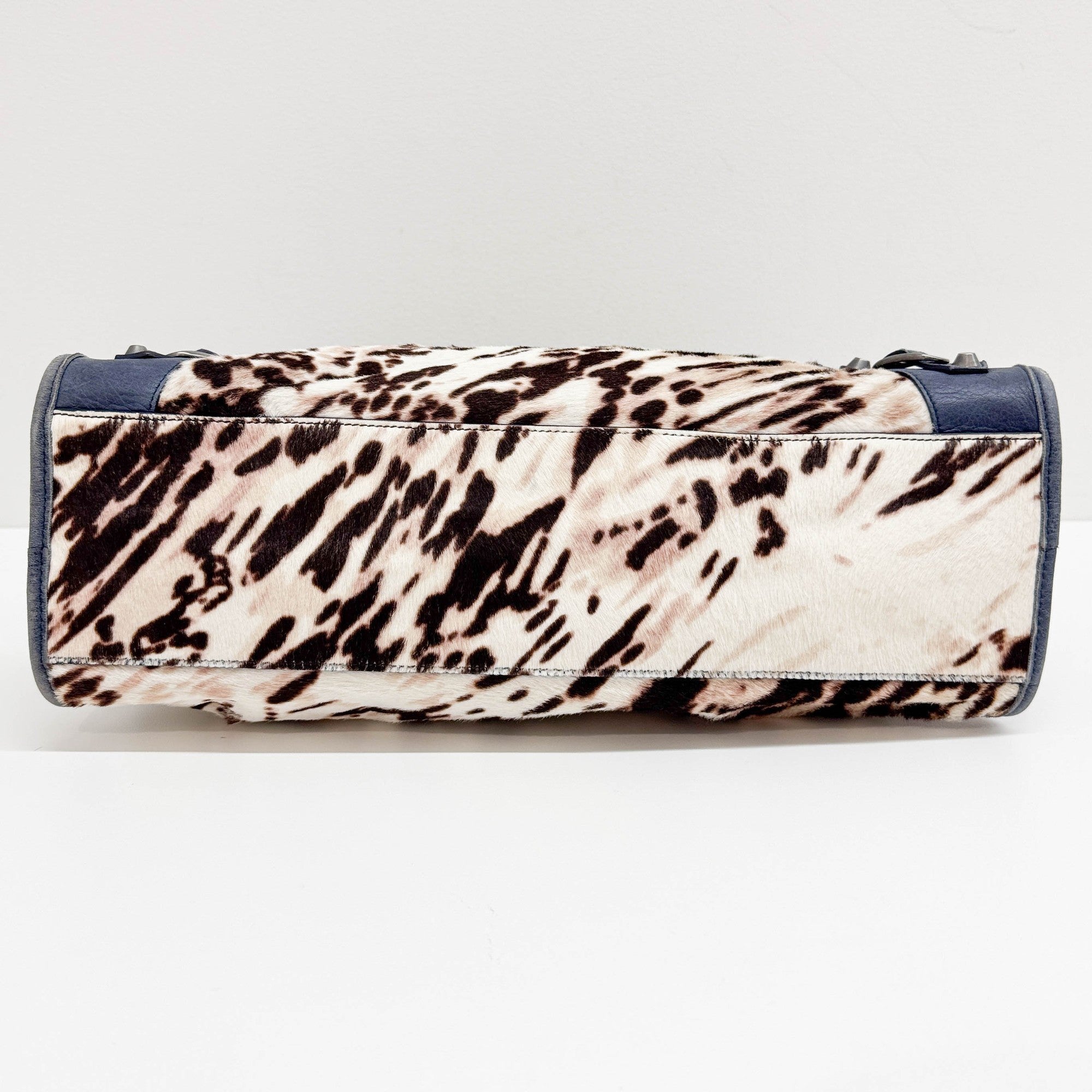 Limited Edition 10 Year Anniversary The City Multicolor Animal Print Pony Hair Two Way Bag