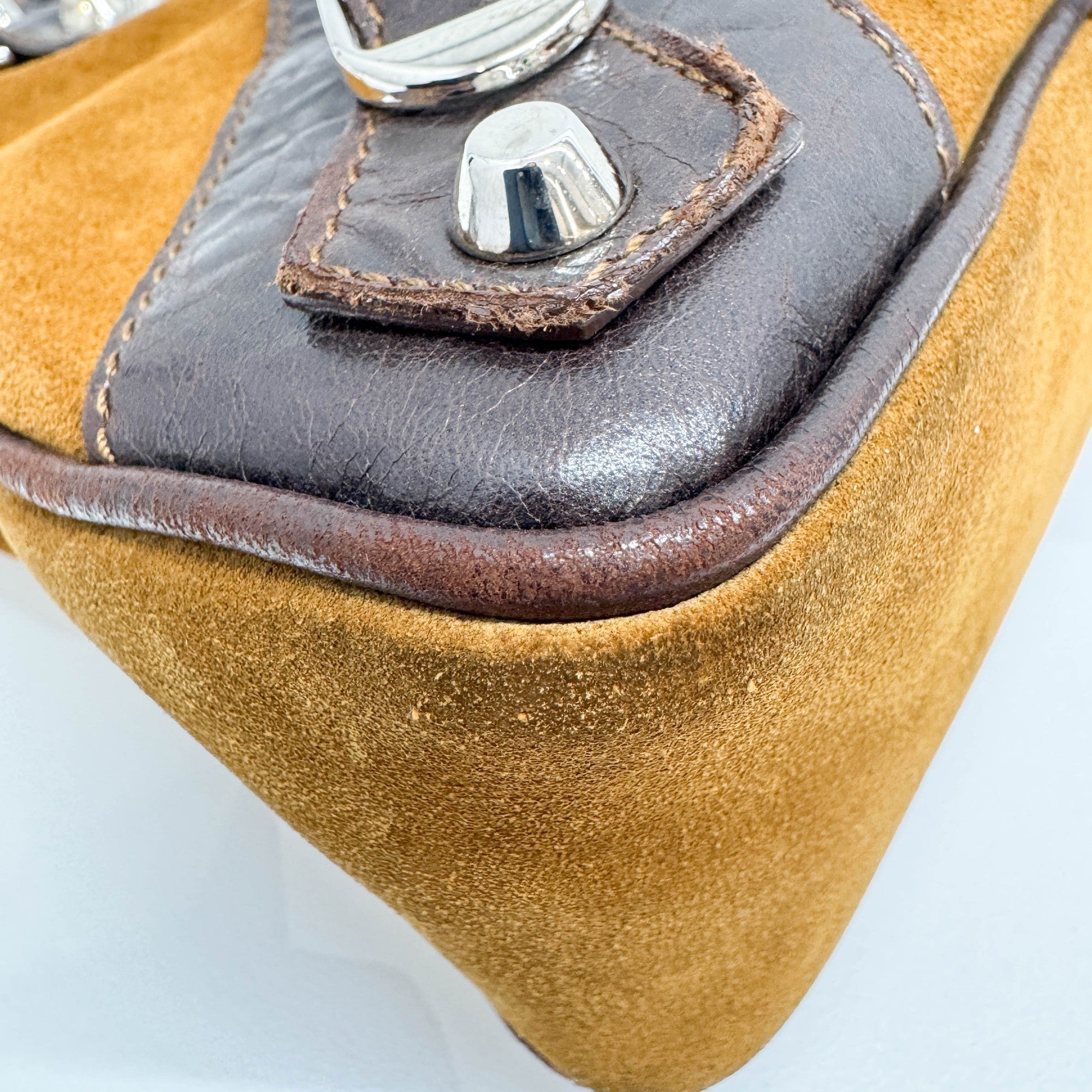 Limited Edition Isetan 120 Birthday The First Brown Suede Two Way Bag