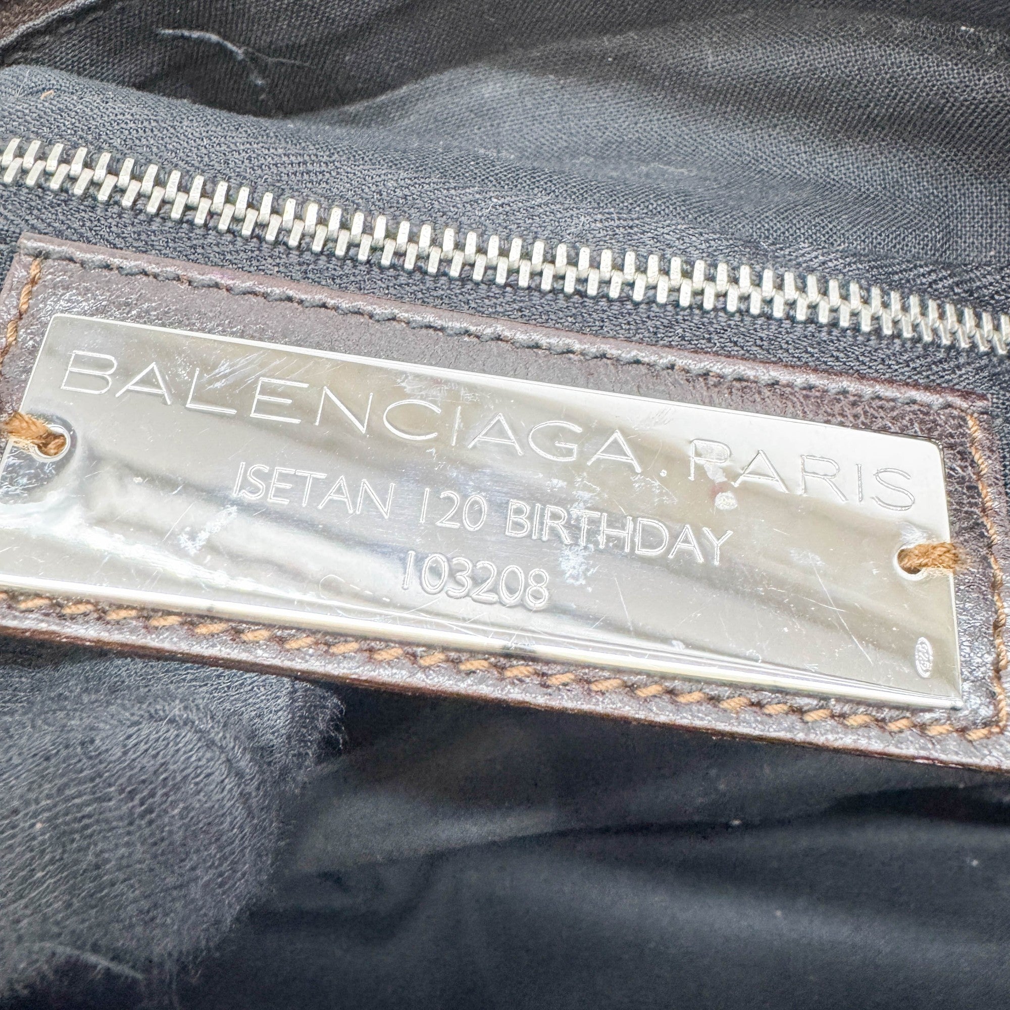 Limited Edition Isetan 120 Birthday The First Brown Suede Two Way Bag