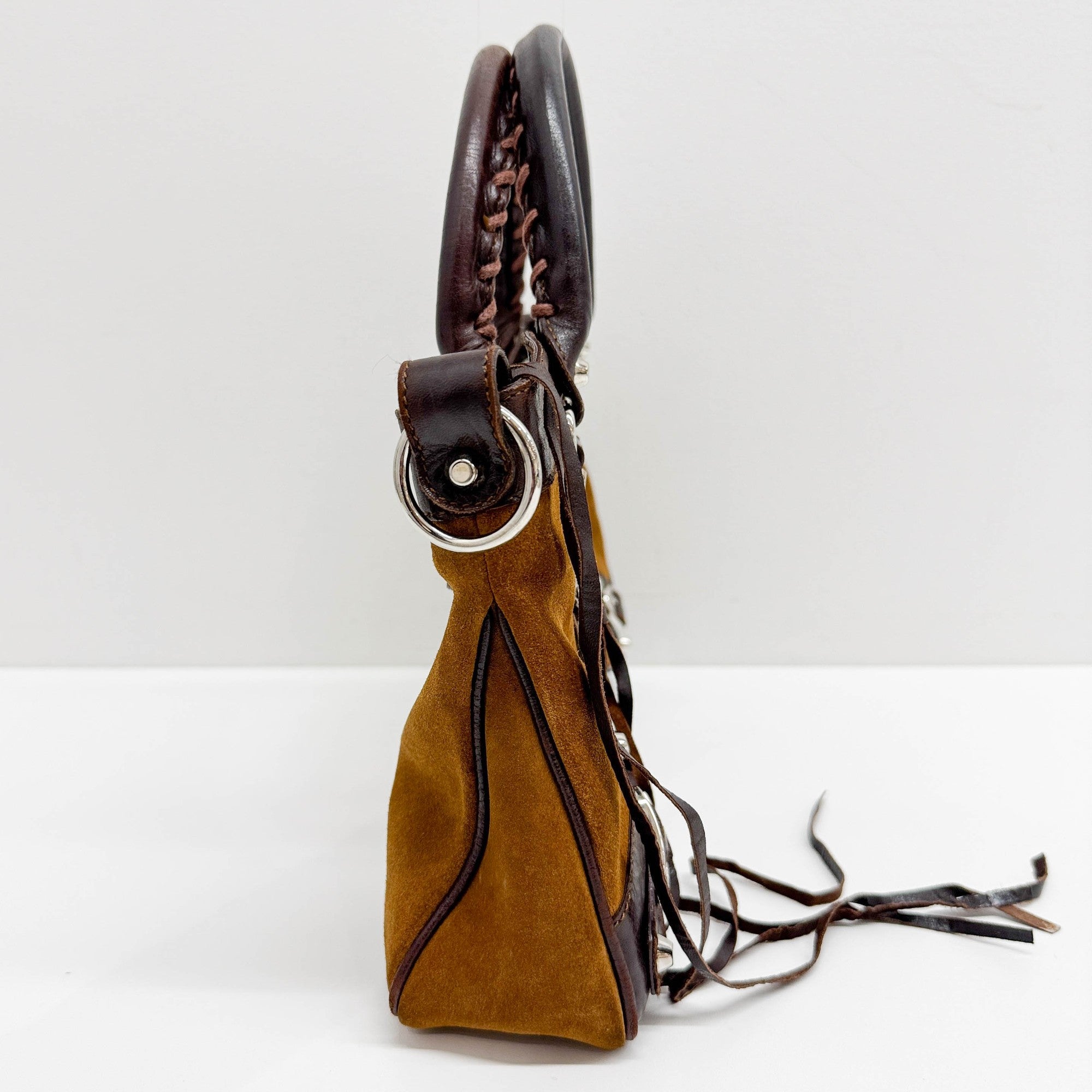 Limited Edition Isetan 120 Birthday The First Brown Suede Two Way Bag