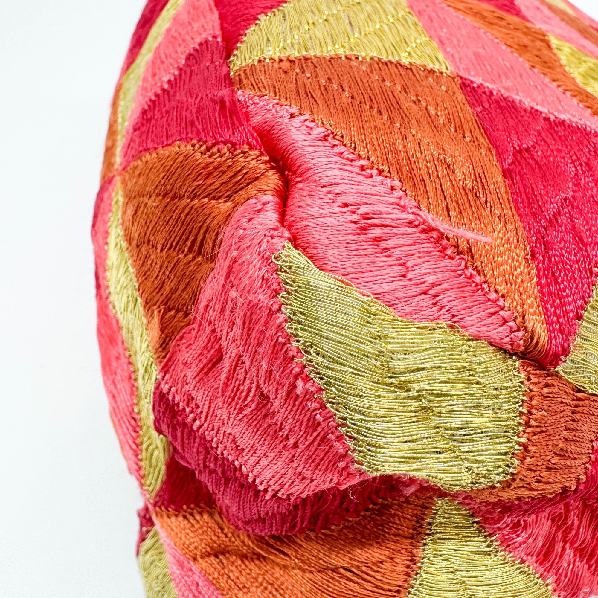 Mamma Baguette Multicolor Satin Shoulder Bag