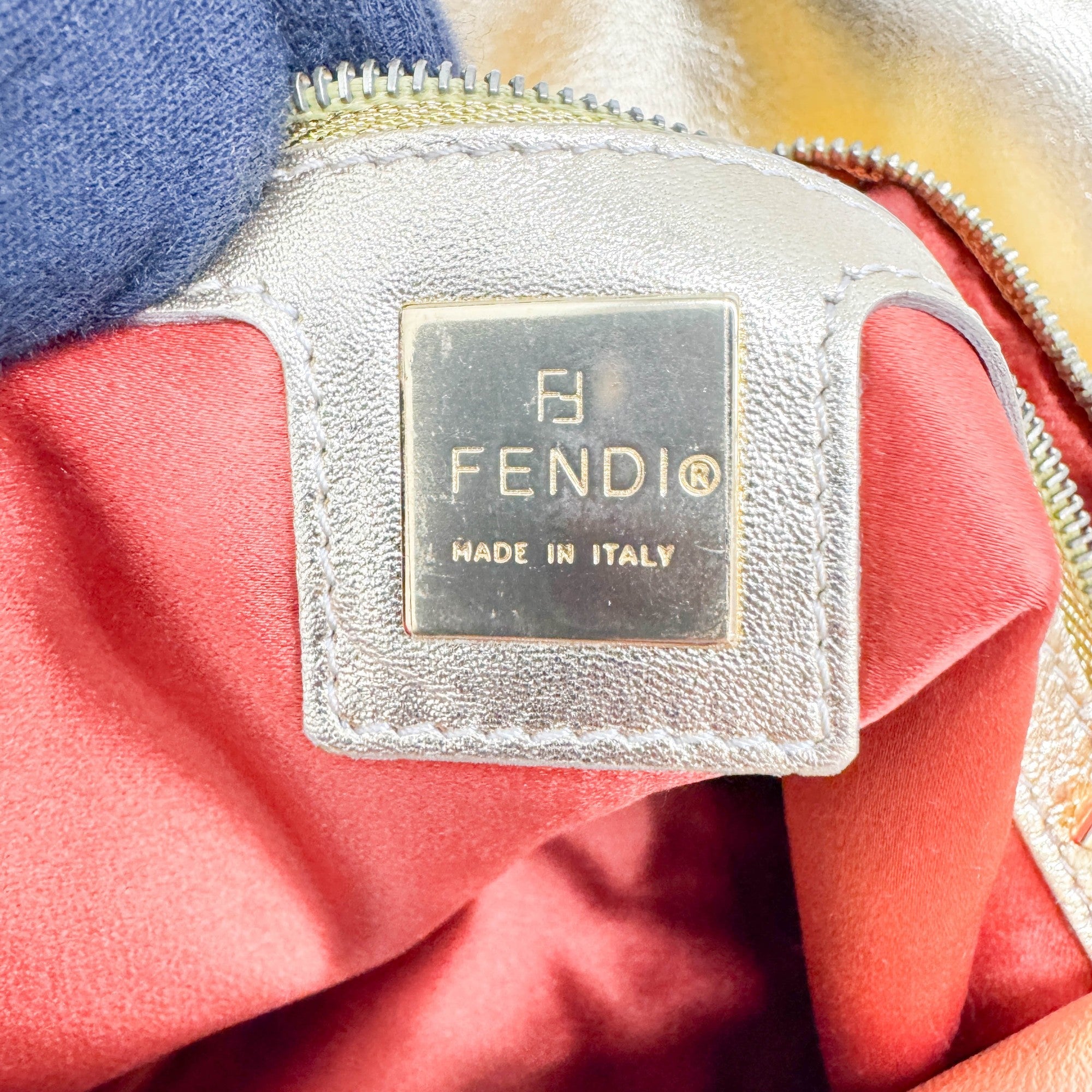 Mamma Baguette Multicolor Satin Shoulder Bag