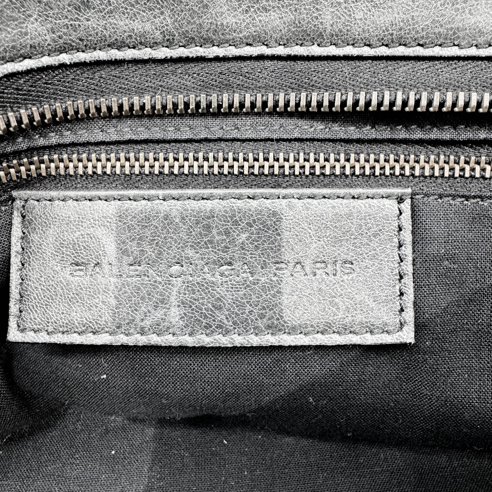 Part Time Black Leather Two Way Bag