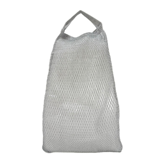 Silver Mesh Polyamide Hand Bag