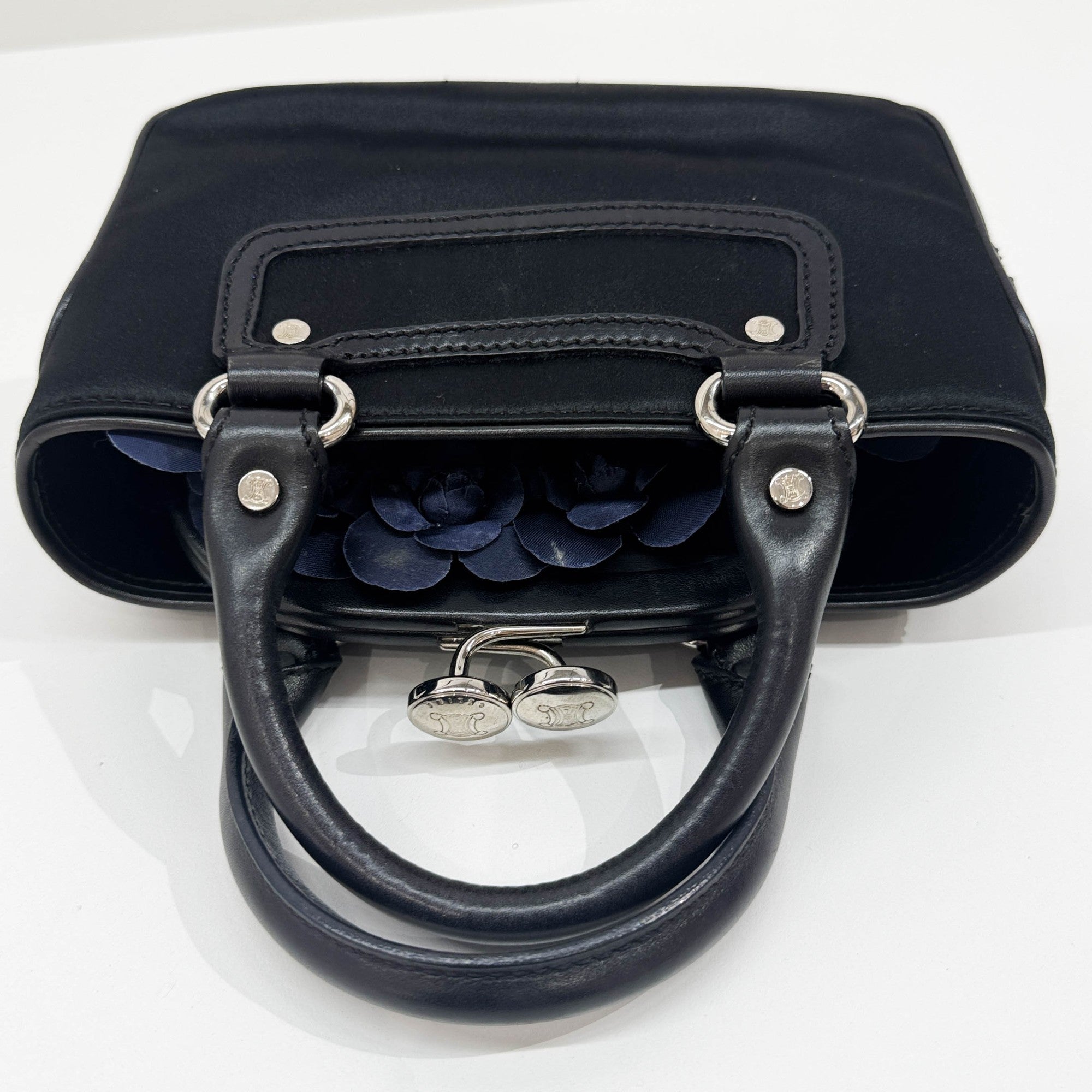 Mini Boogie Set Black Satin Hand Bag