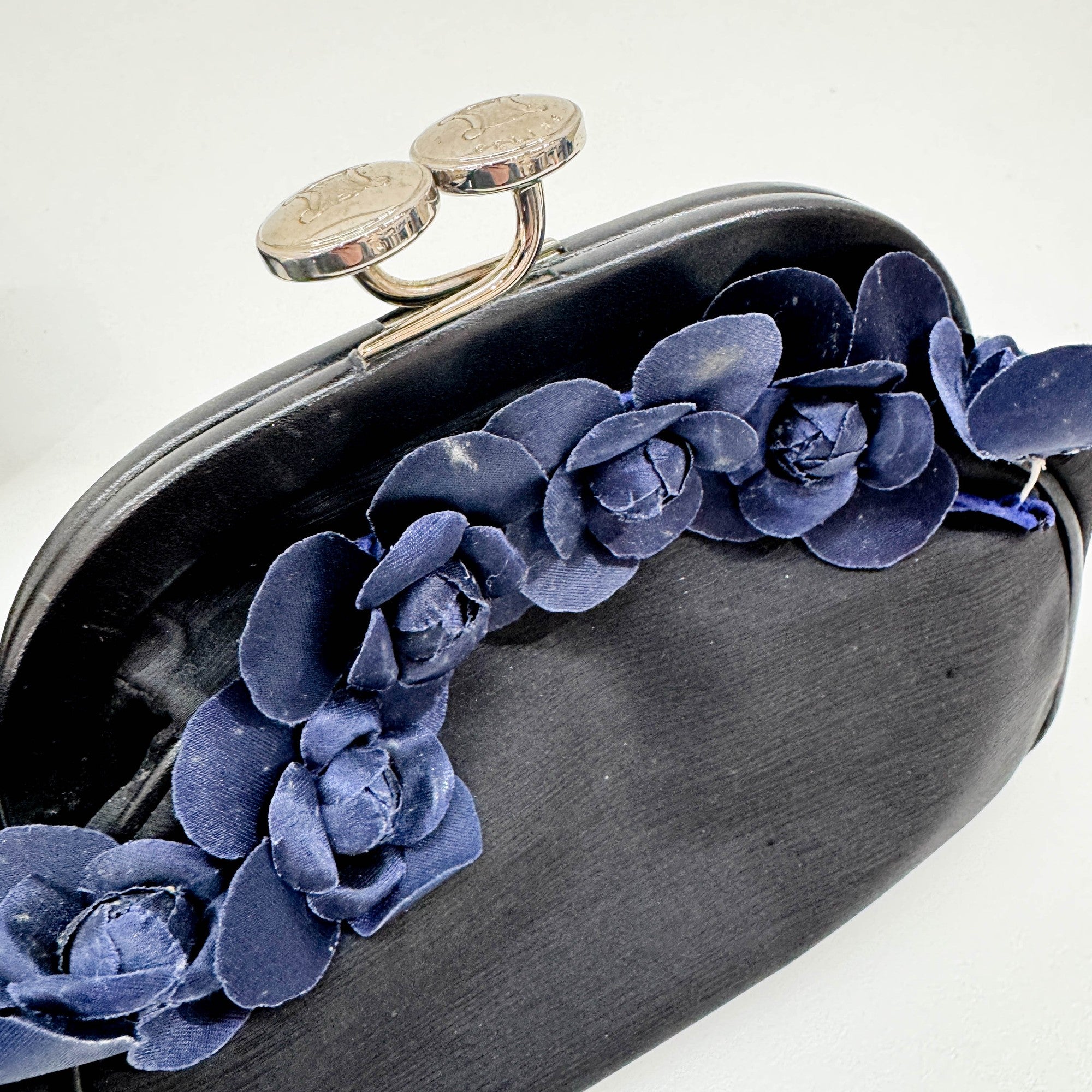 Mini Boogie Set Black Satin Hand Bag