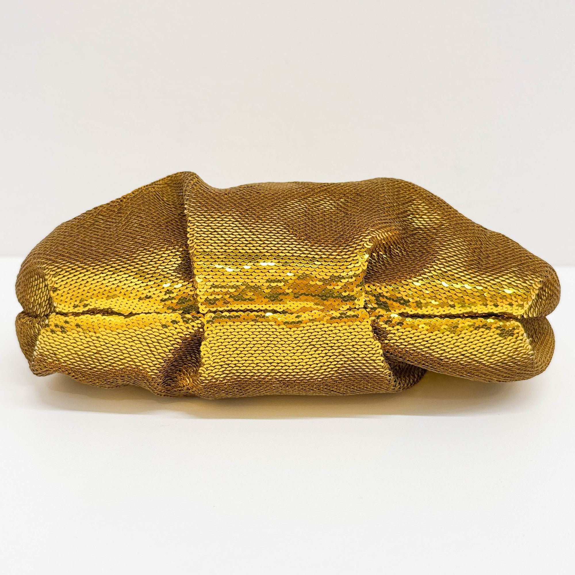 Gold Sequin Wrist Pouch