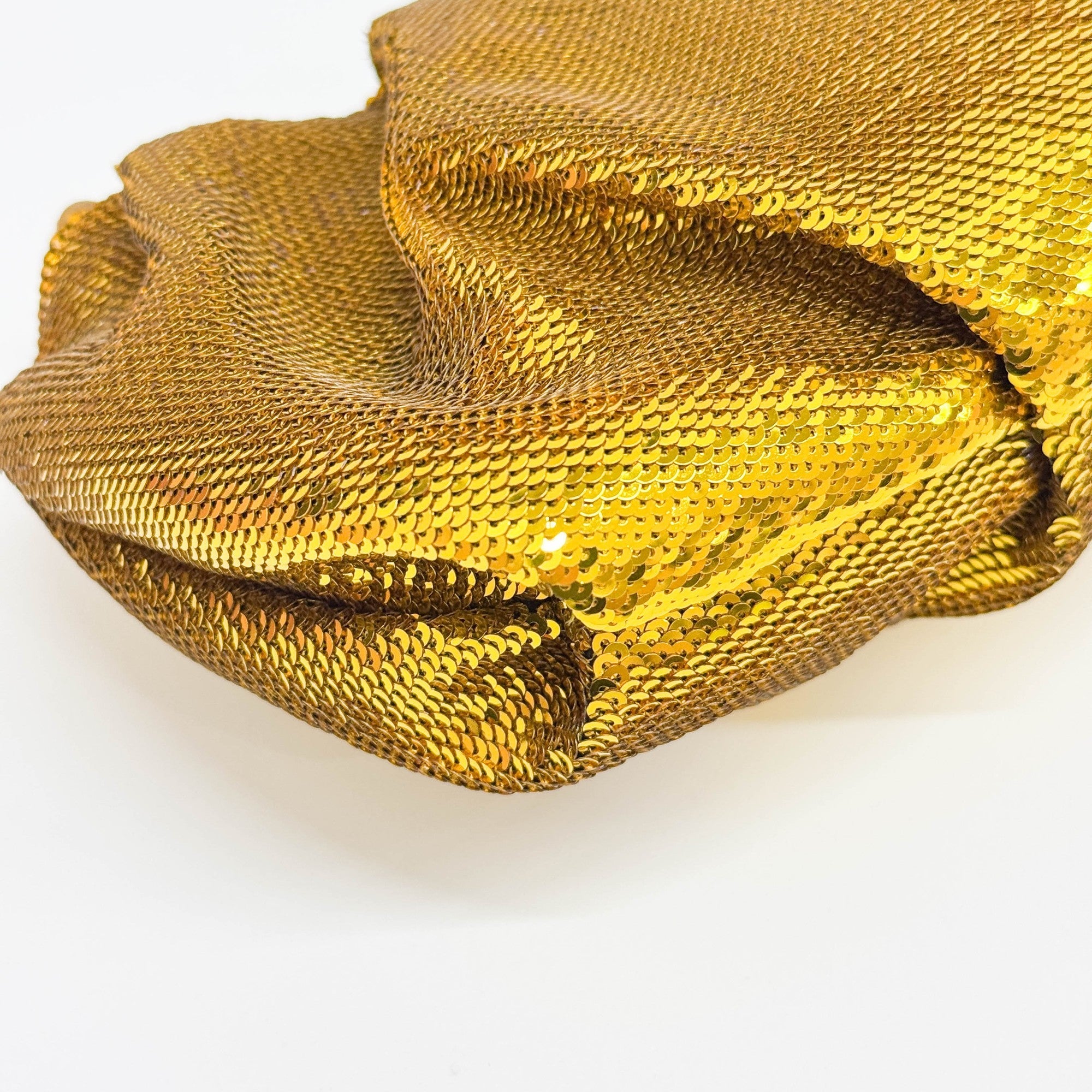 Gold Sequin Wrist Pouch