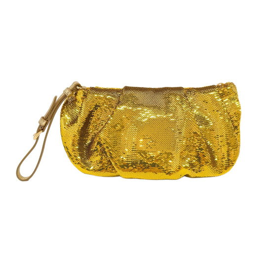 Gold Sequin Wrist Pouch