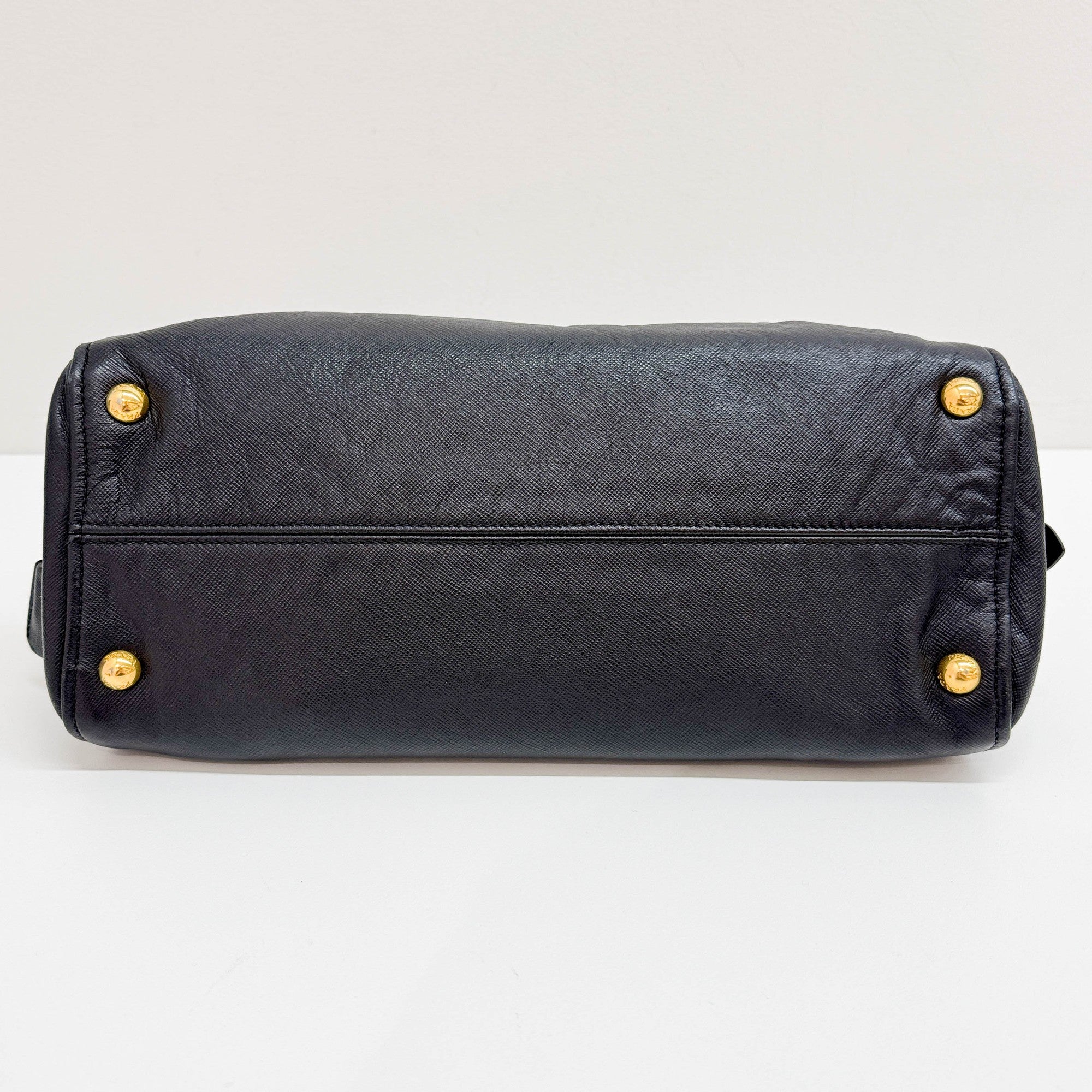 Black Leather Shoulder Bag