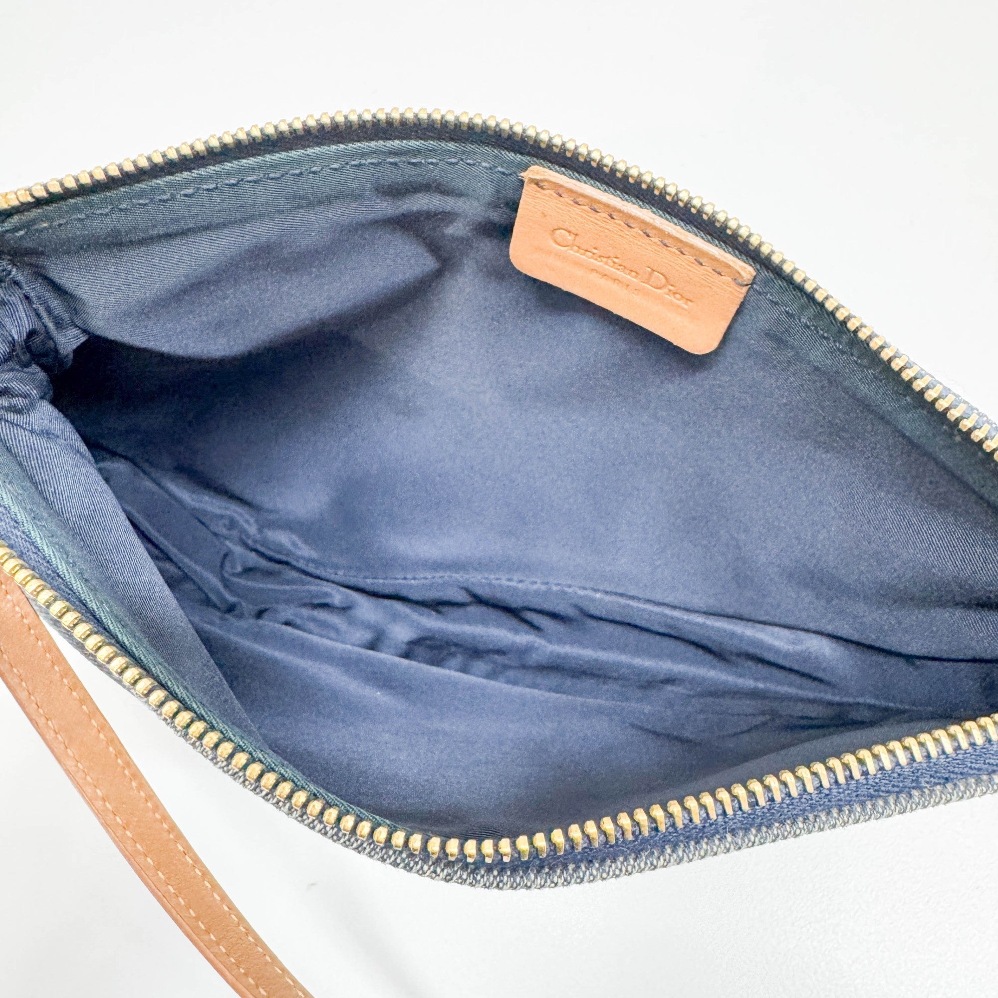 Saddle Vintage Classic Blue Denim Shoulder Bag