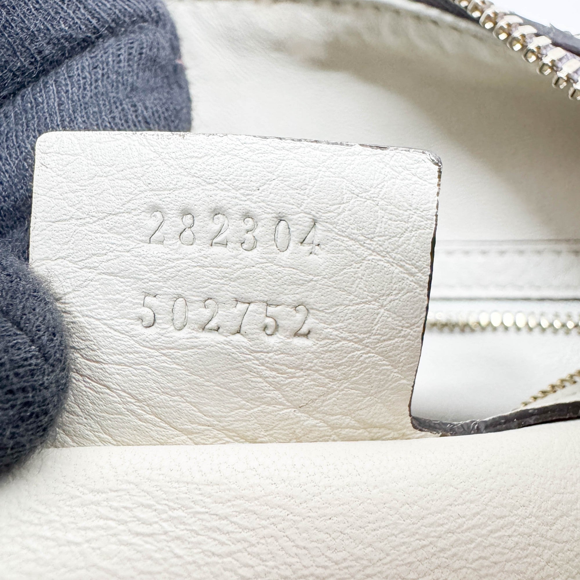 Soho Multicolor Snakeskin Embossed Leather Shoudler Bag