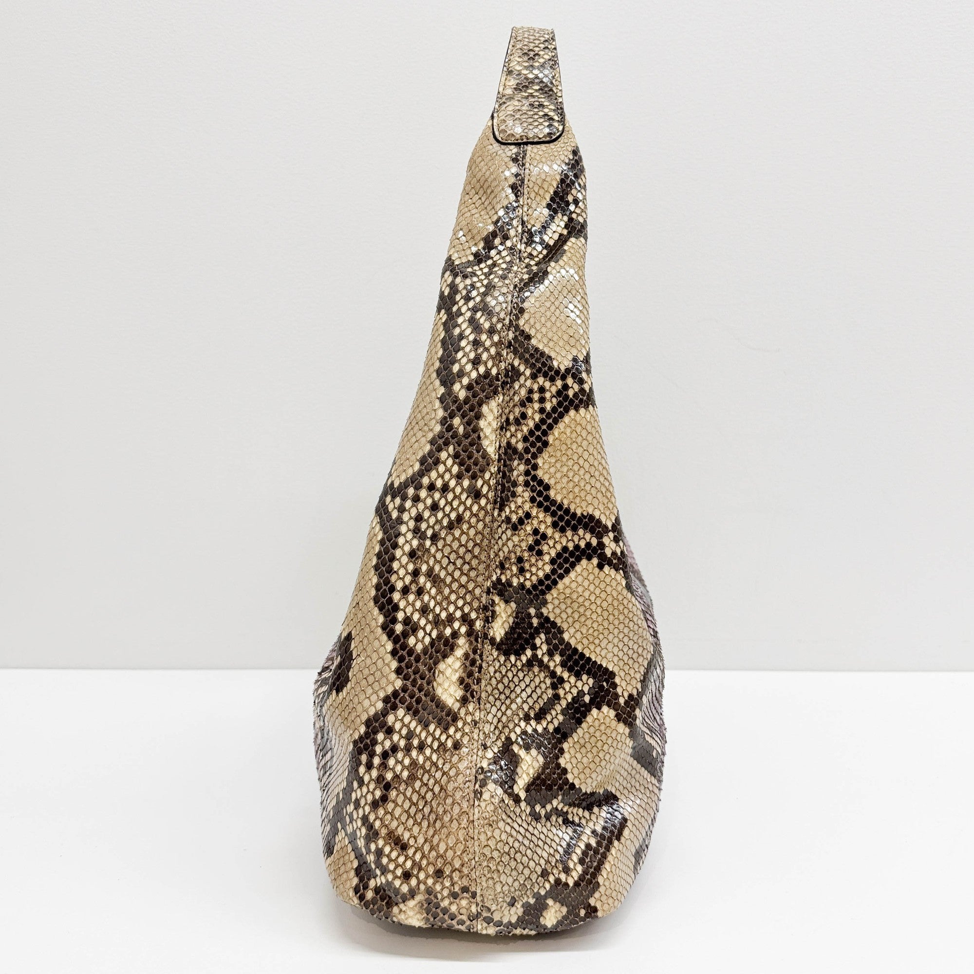 Soho Multicolor Snakeskin Embossed Leather Shoudler Bag