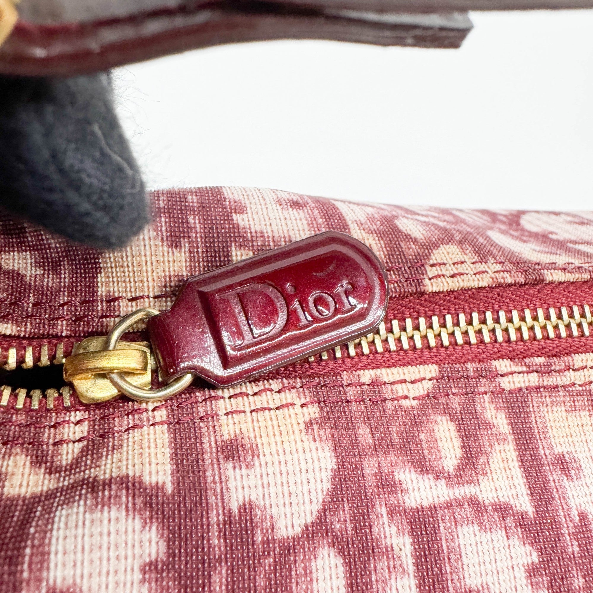 Pink Trotter Canvas Pouch Bag