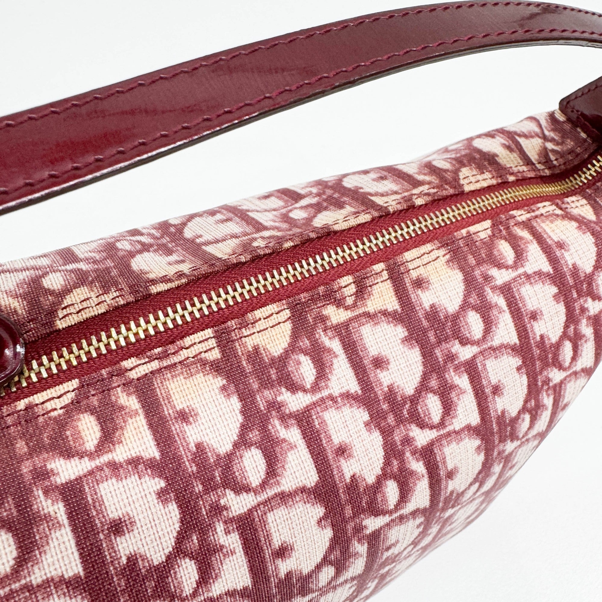 Pink Trotter Canvas Pouch Bag