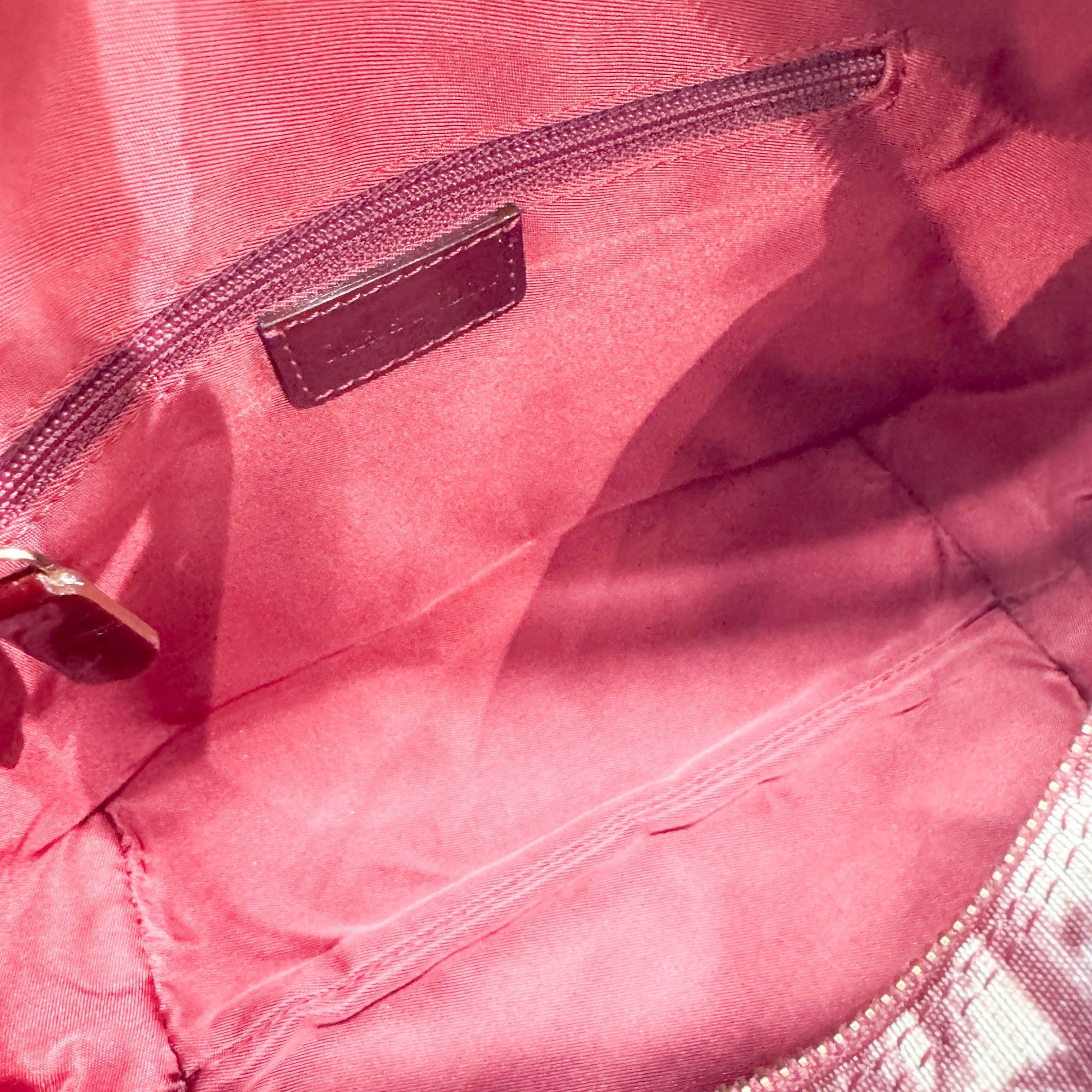 Pink Trotter Canvas Pouch Bag