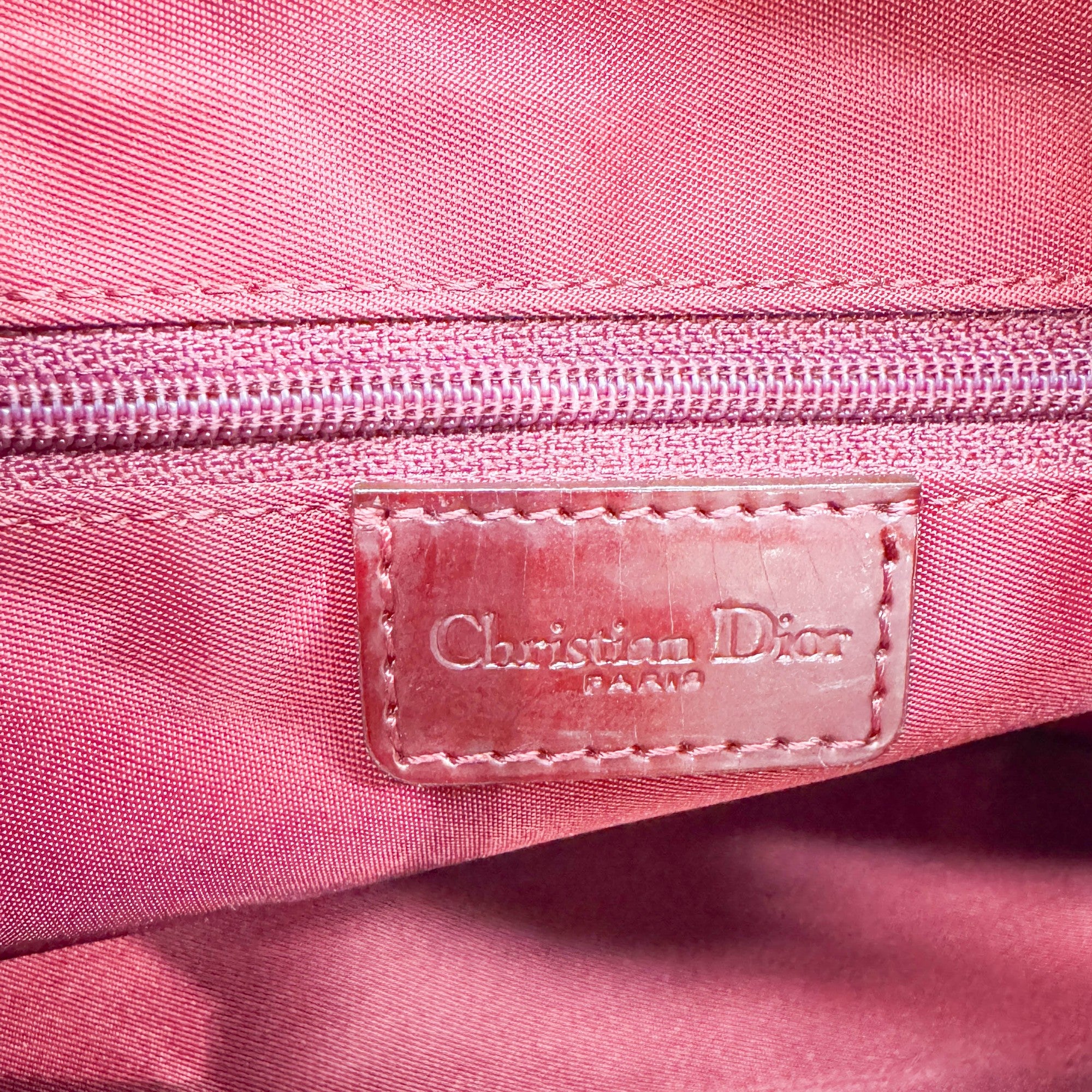 Pink Trotter Canvas Pouch Bag