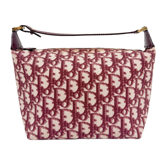 Pink Trotter Canvas Pouch Bag