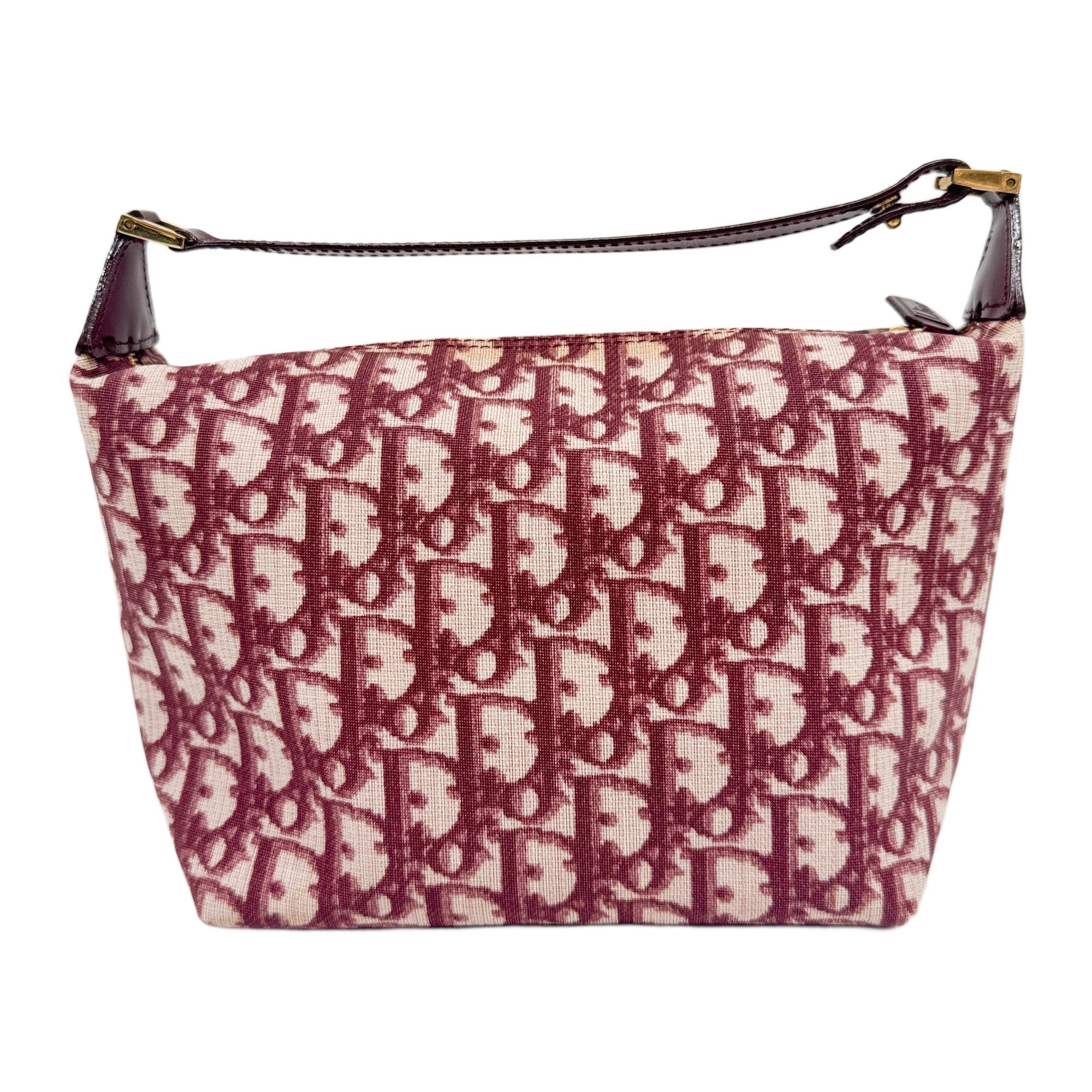 Pink Trotter Canvas Pouch Bag
