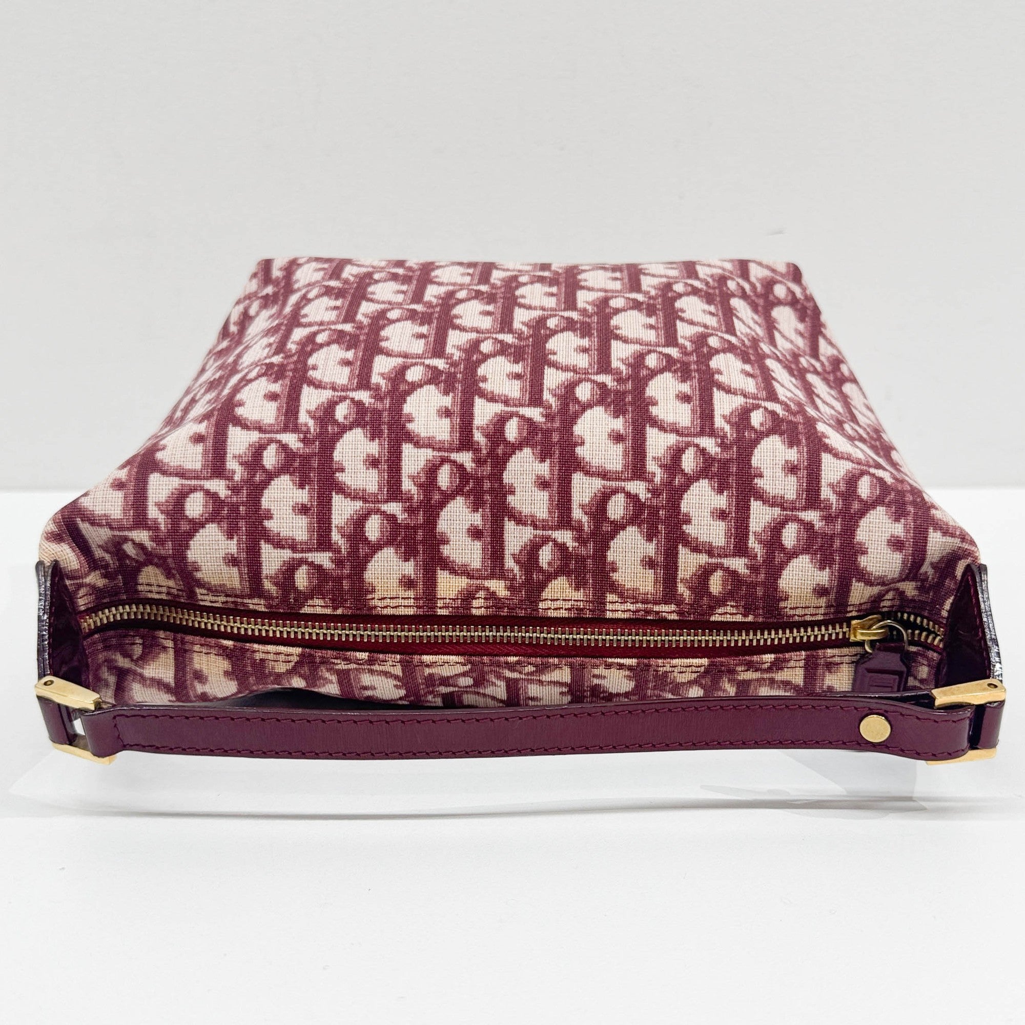 Pink Trotter Canvas Pouch Bag