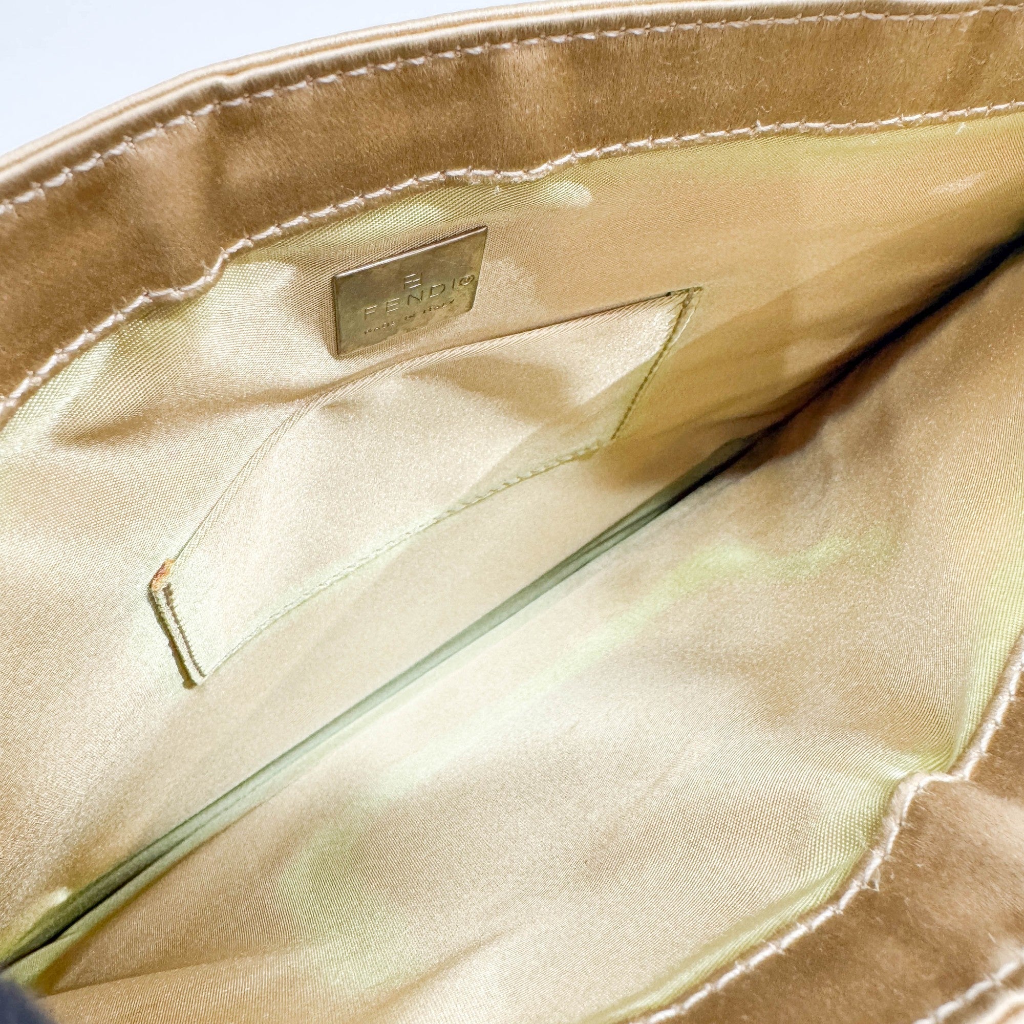 Silk Frame Gold and Brown Zebra Print Sequin Hand Bag