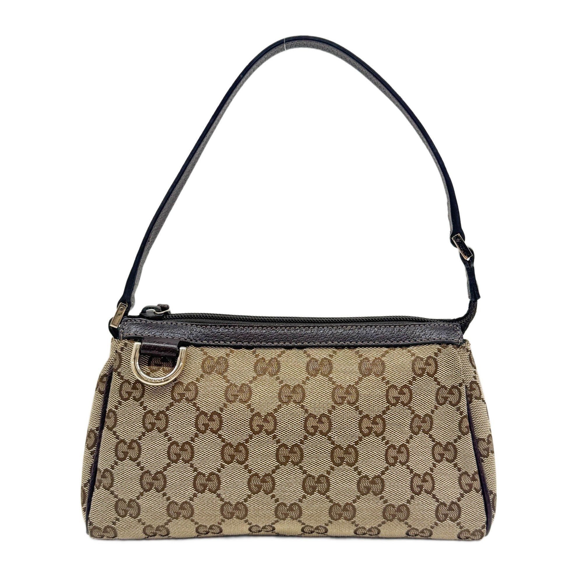Abbey Brown GG Canvas Shoulder Bag