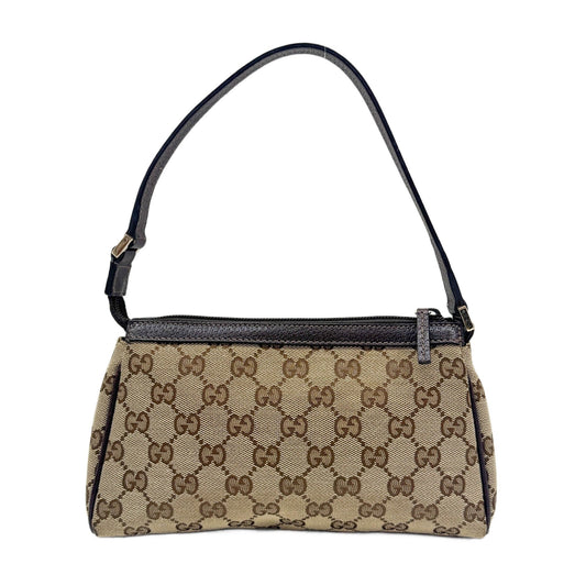 Abbey Brown GG Canvas Shoulder Bag