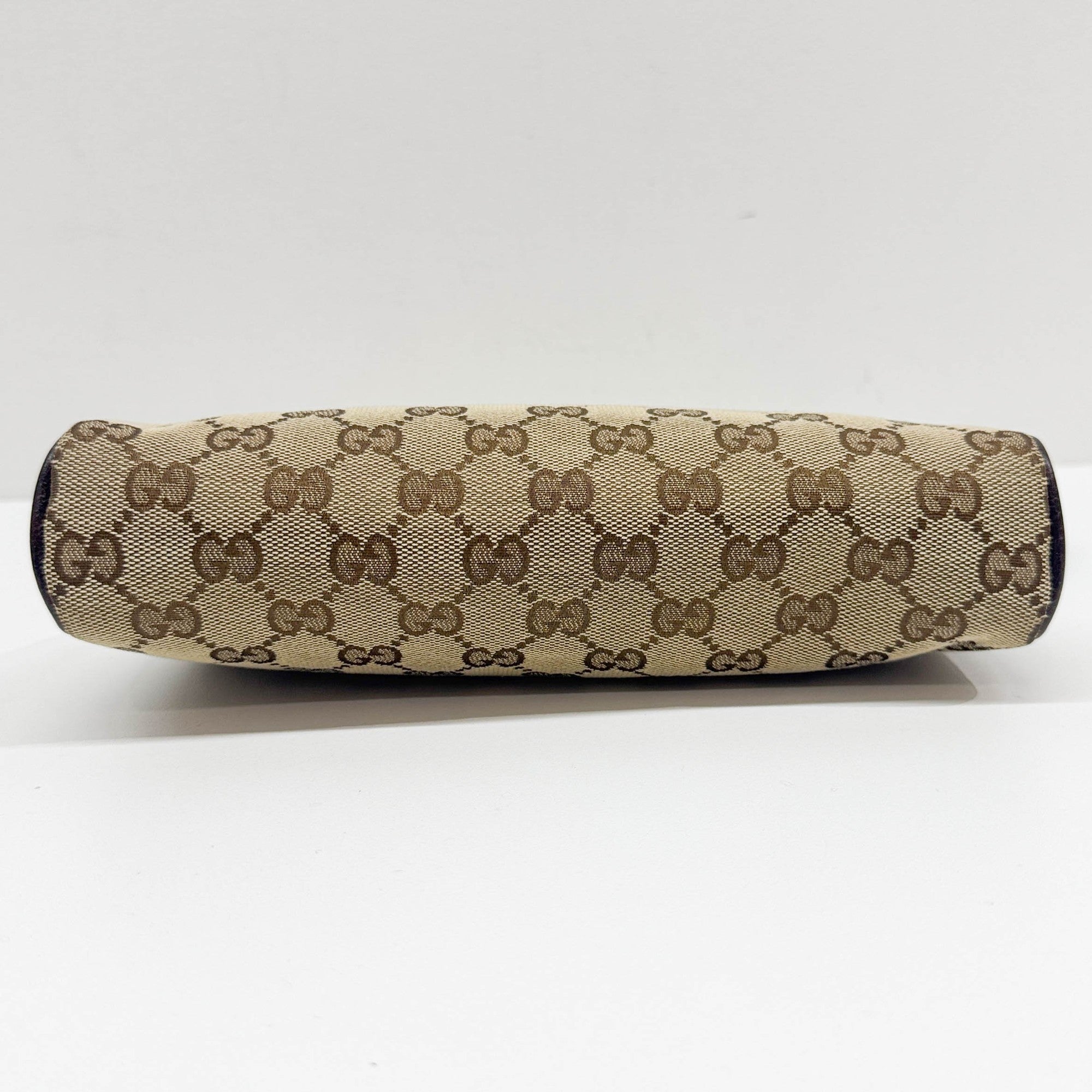 Abbey Brown GG Canvas Shoulder Bag