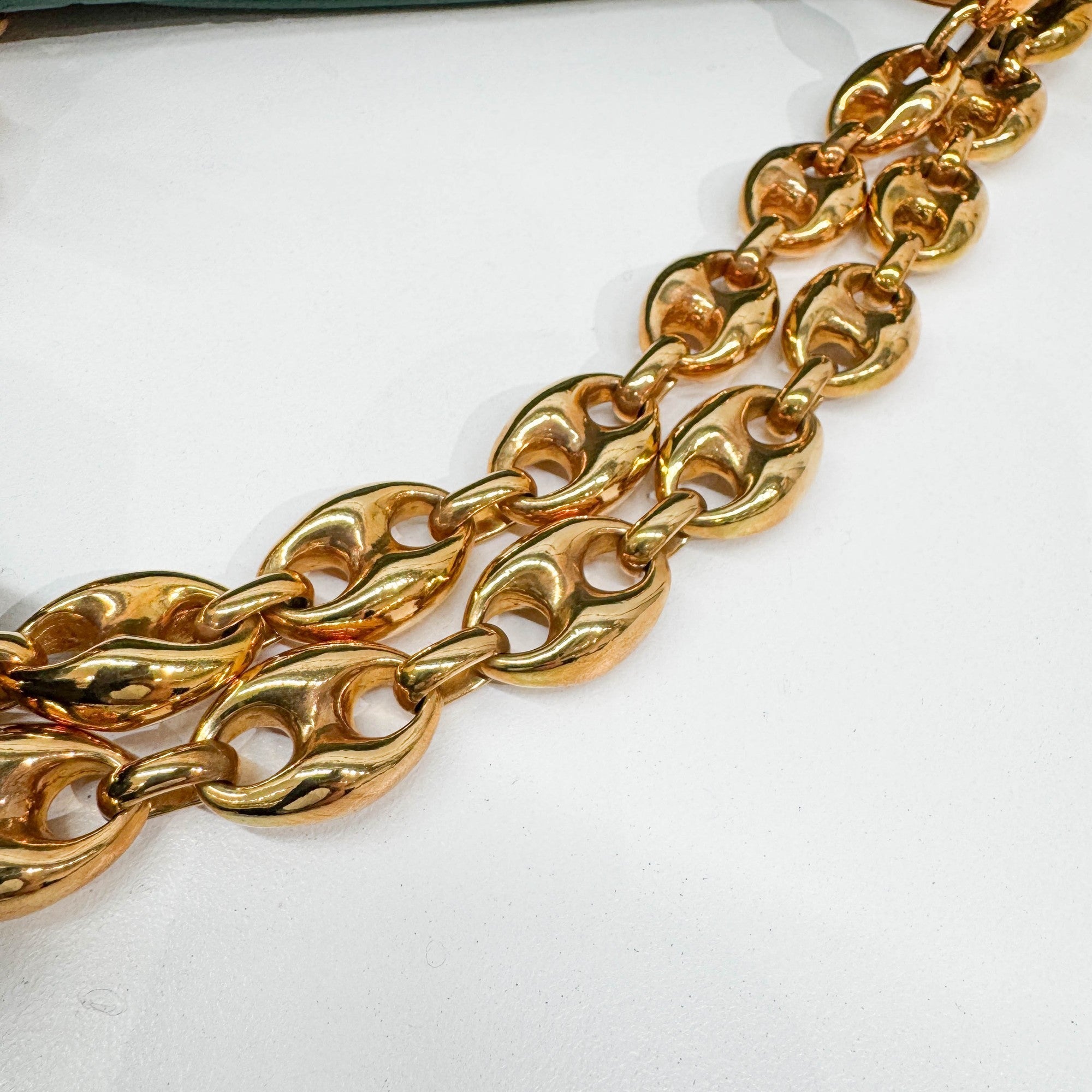 Green Guccissima Canvas Shoulder Bag