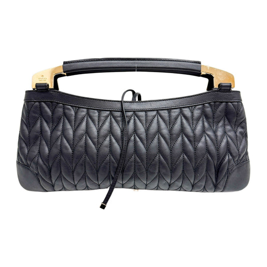 Black Leather Two-Way Bag