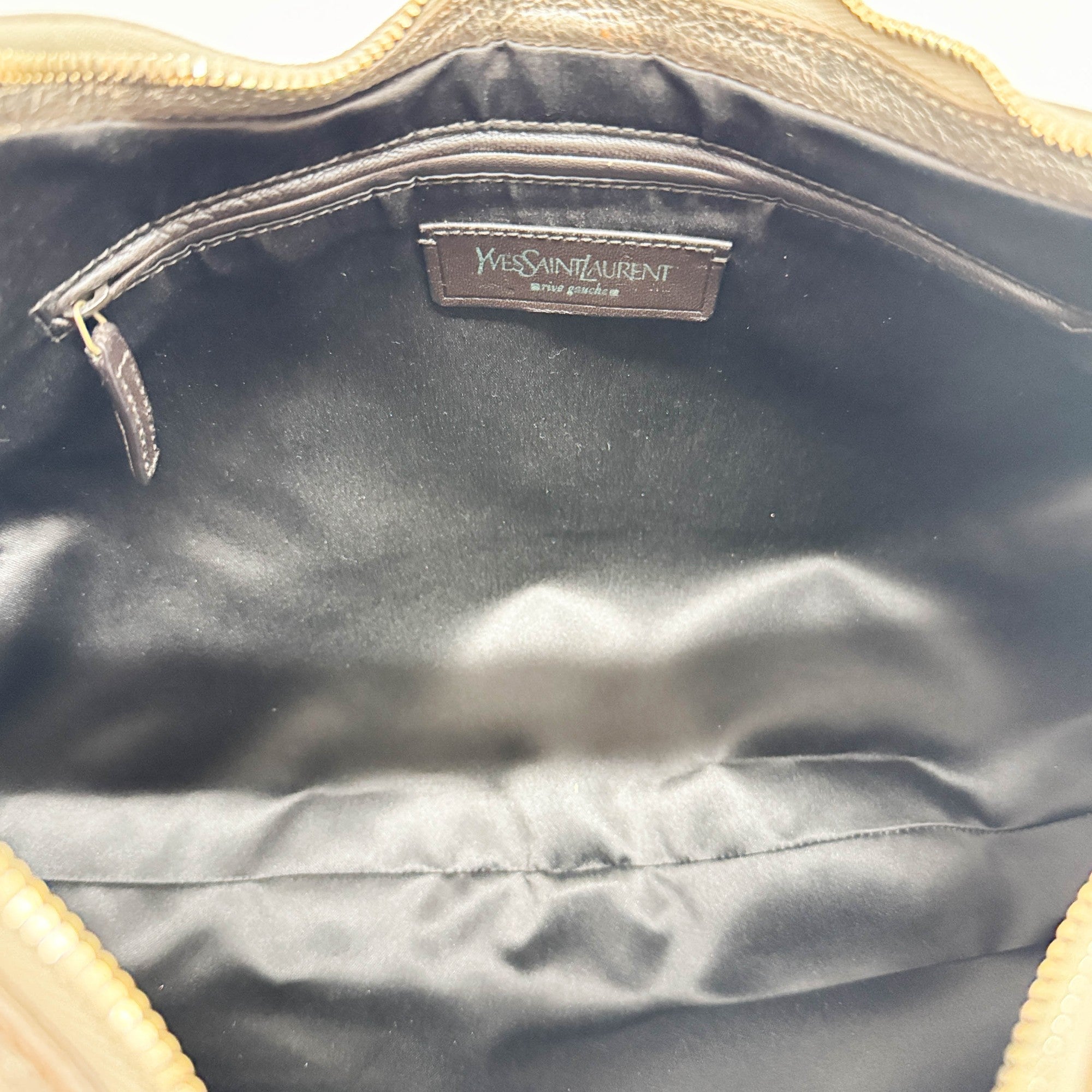 Beige Tweet Hobo Bag