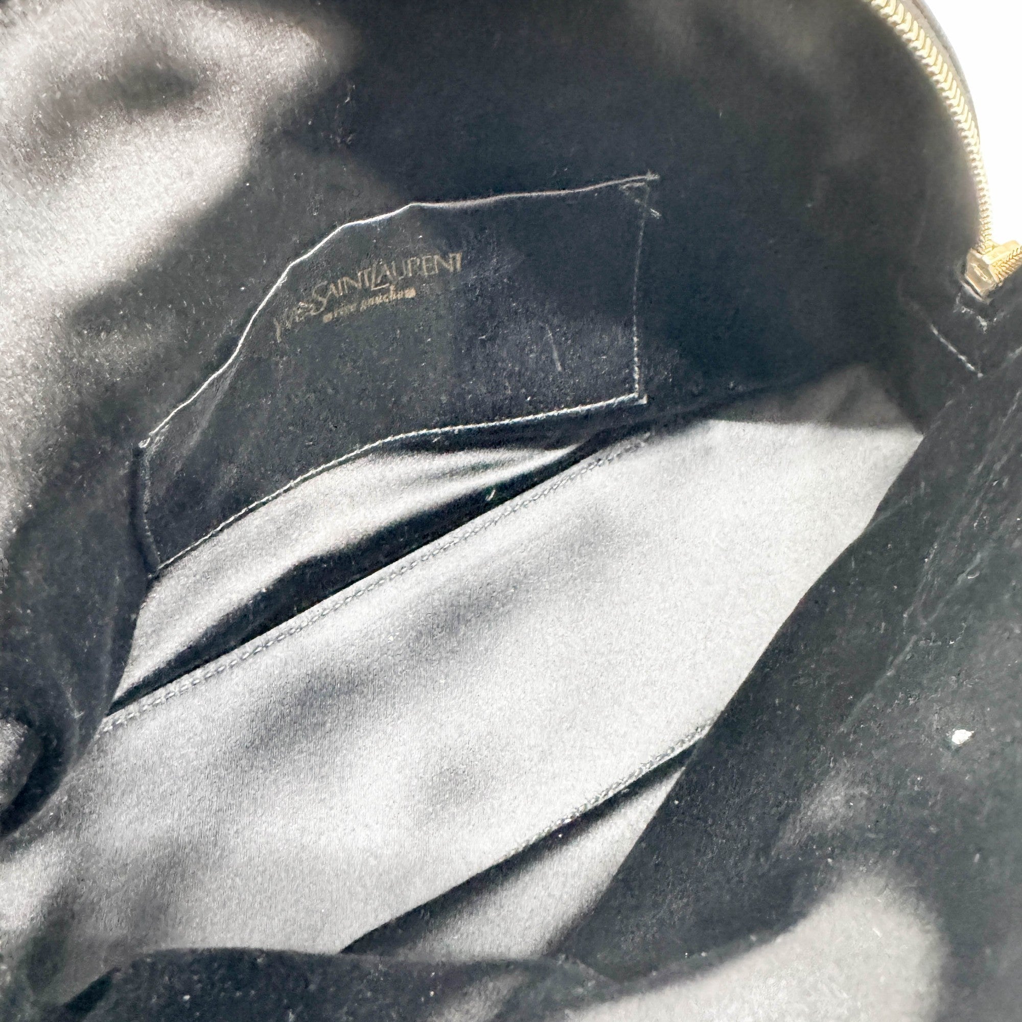 Mini Muse Black Silk Hand Bag