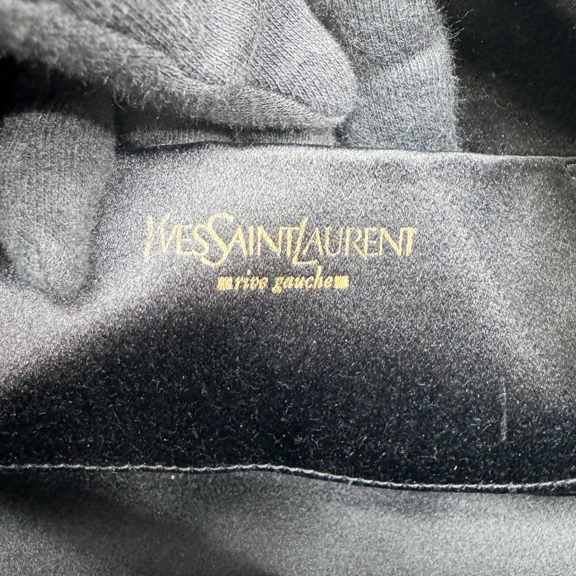 Mini Muse Black Silk Hand Bag