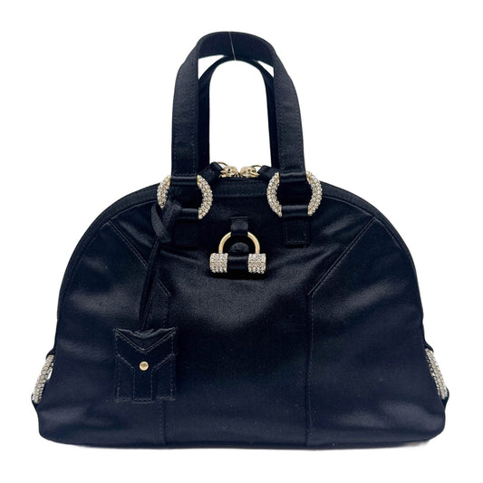 Mini Muse Black Silk Hand Bag