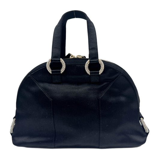 Mini Muse Black Silk Hand Bag