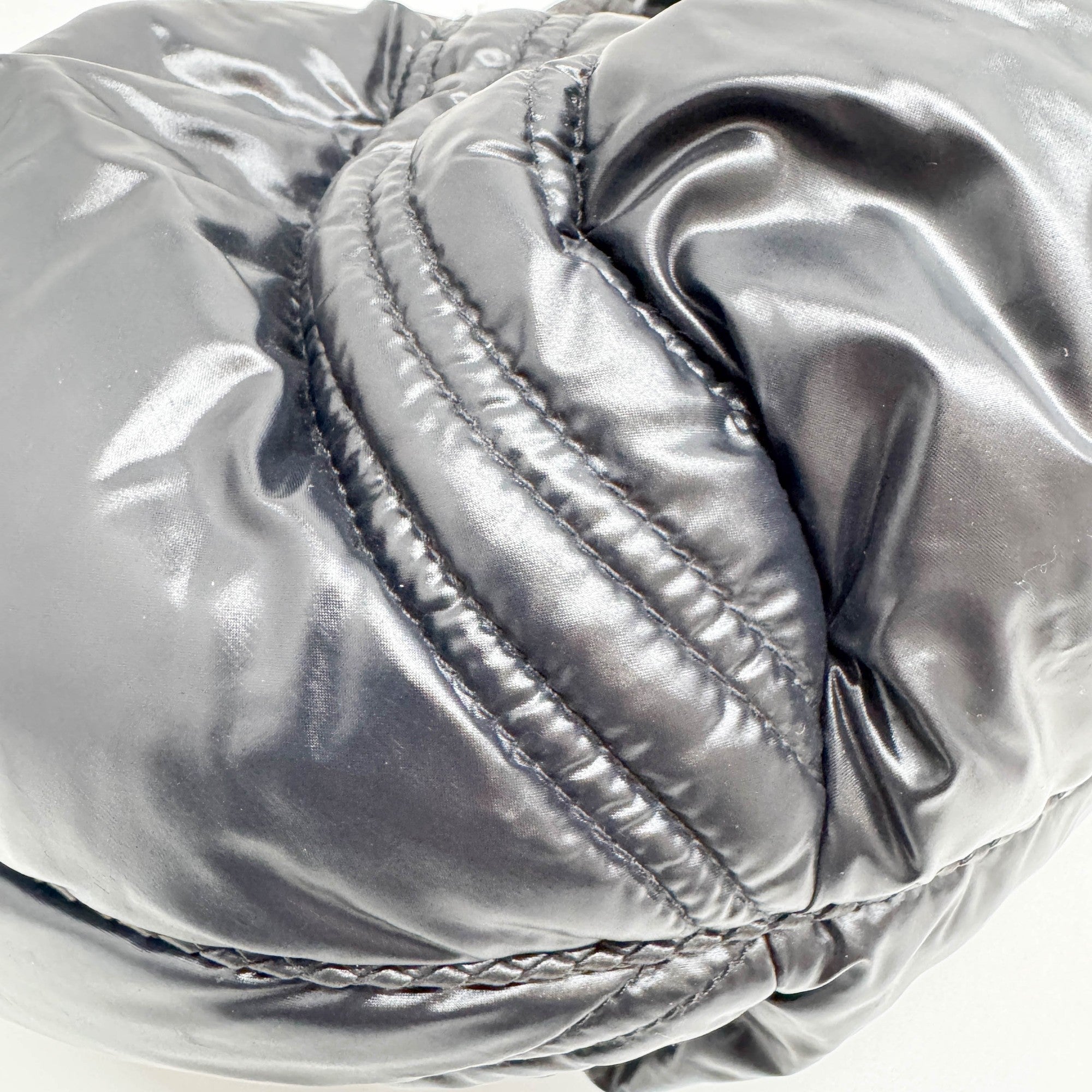 Fendi x Moncler Spy Black Duvet Hand Bag