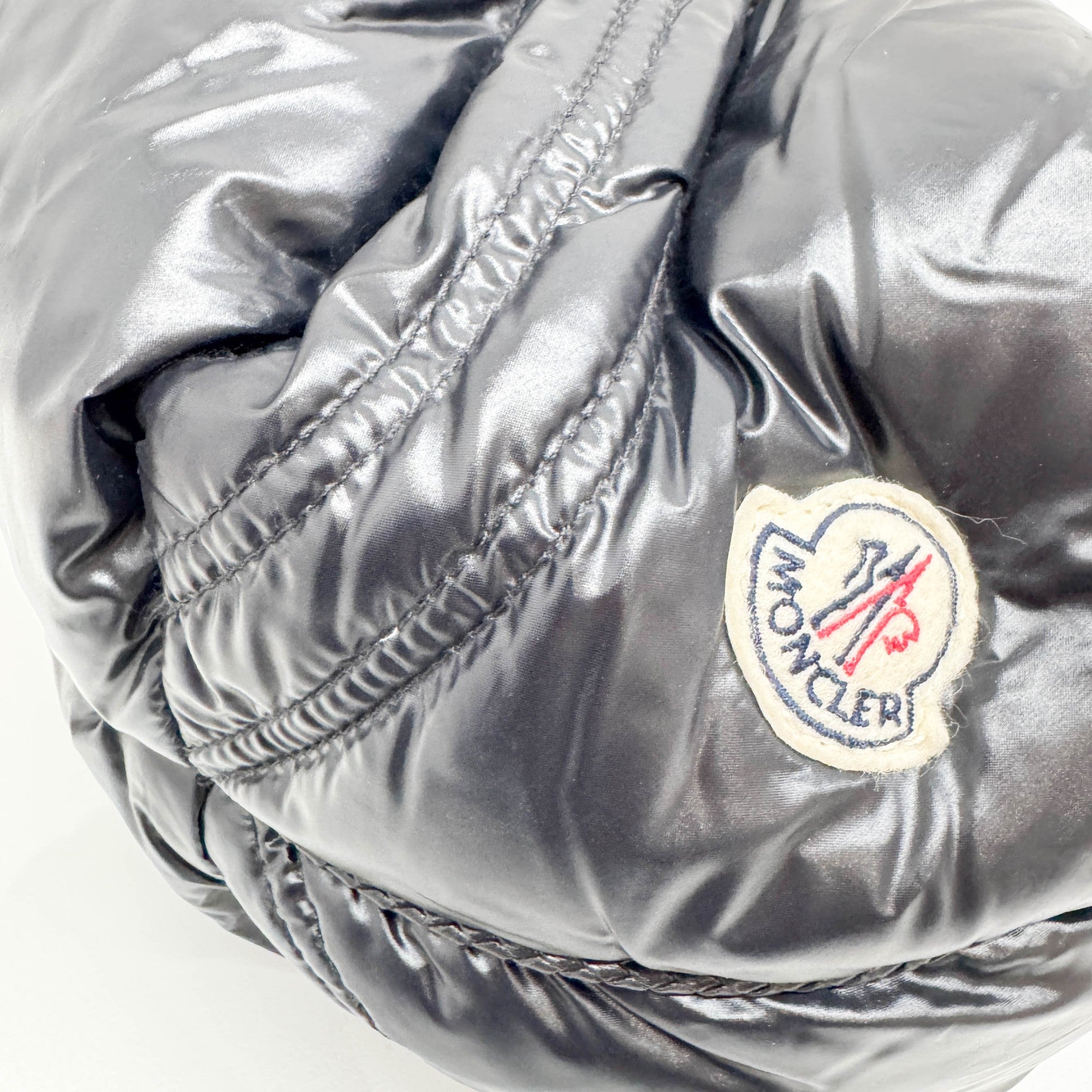 Fendi x Moncler Spy Black Duvet Hand Bag