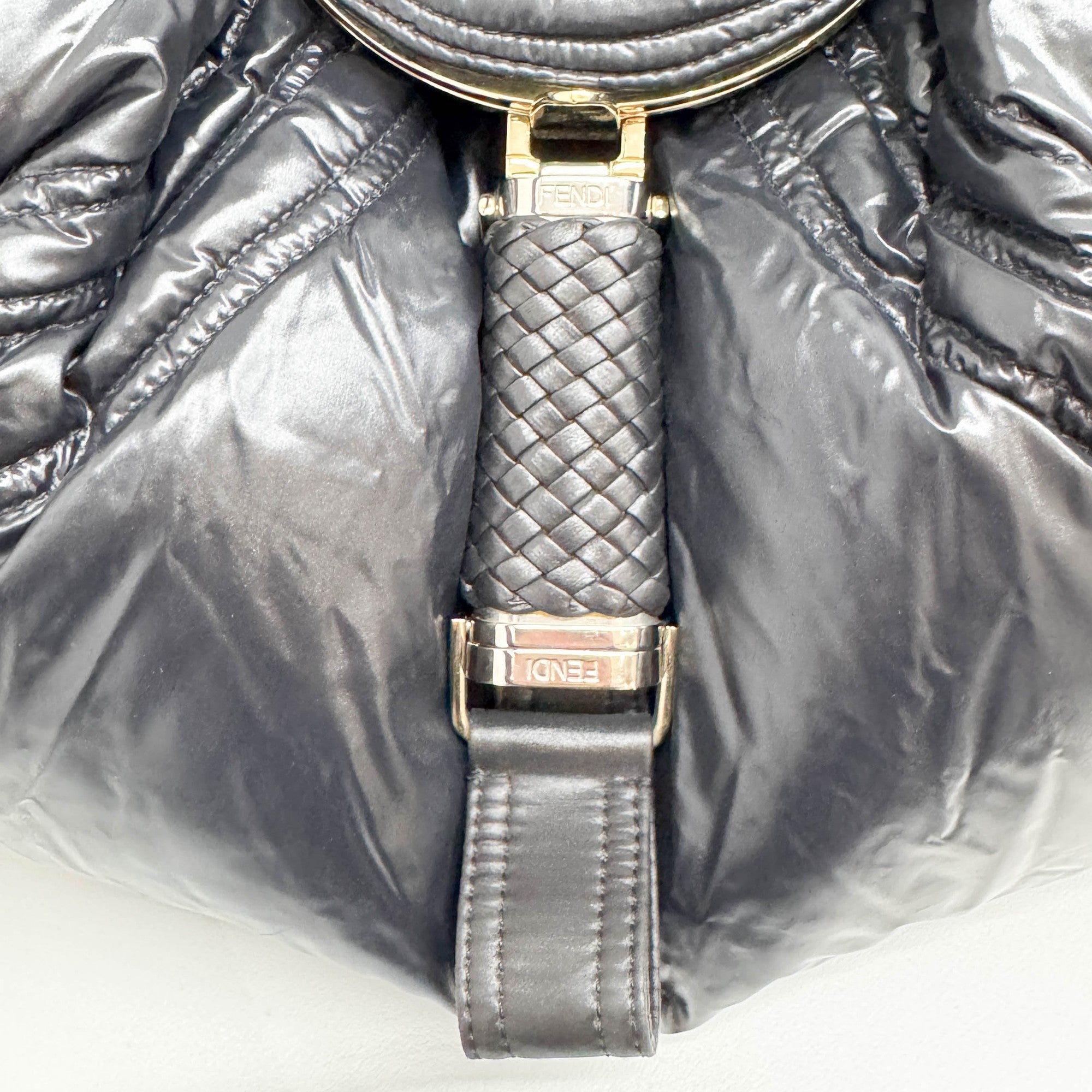 Fendi x Moncler Spy Black Duvet Hand Bag