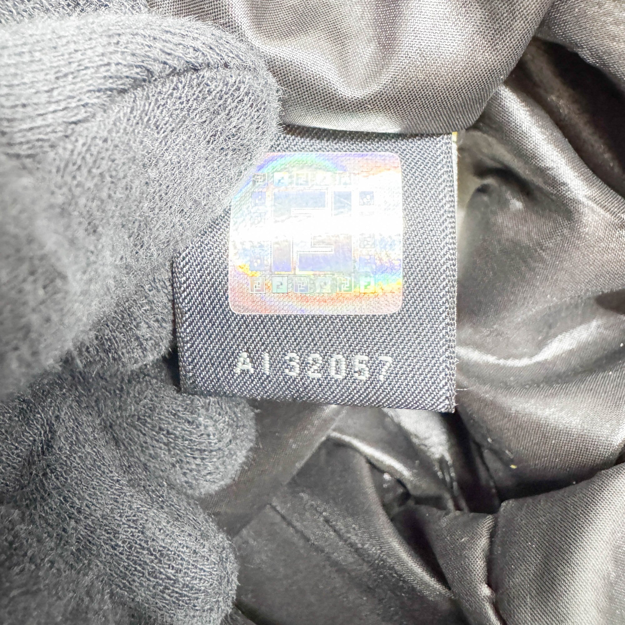 Fendi x Moncler Spy Black Duvet Hand Bag