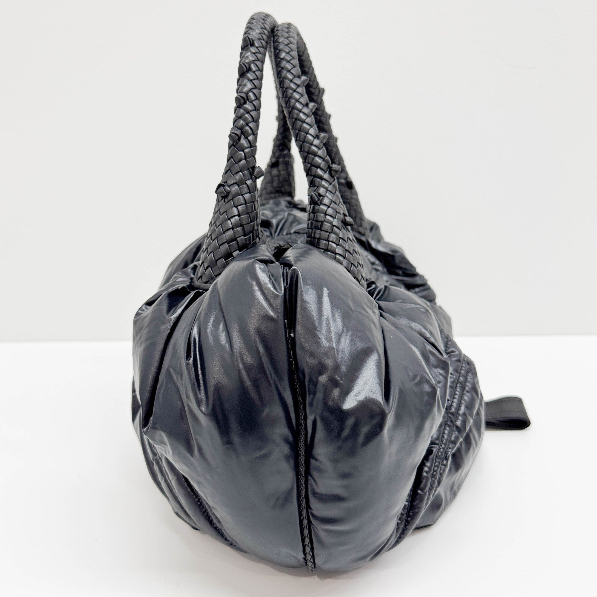 Fendi x Moncler Spy Black Duvet Hand Bag