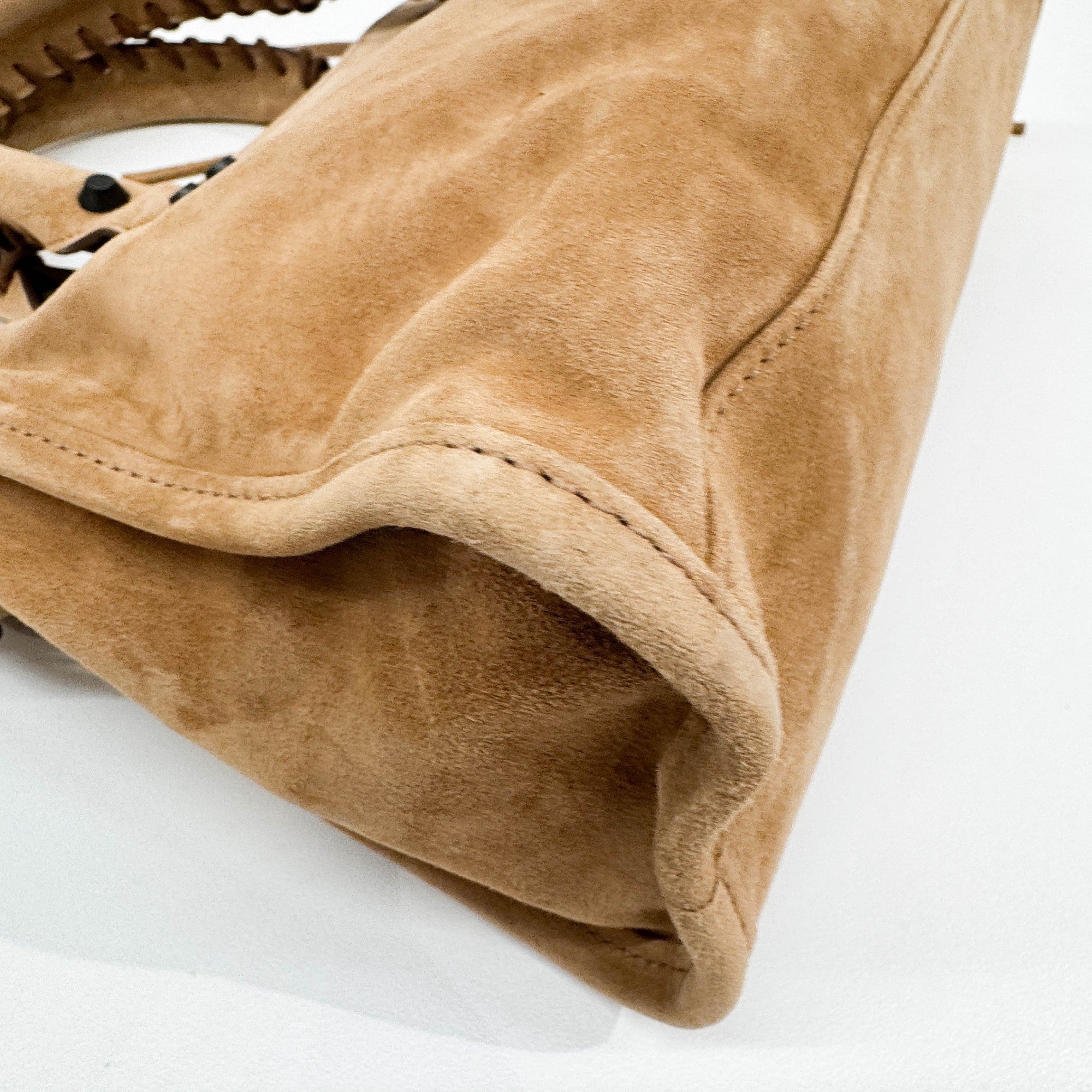 Mini City Caramel Leather Two Way Bag