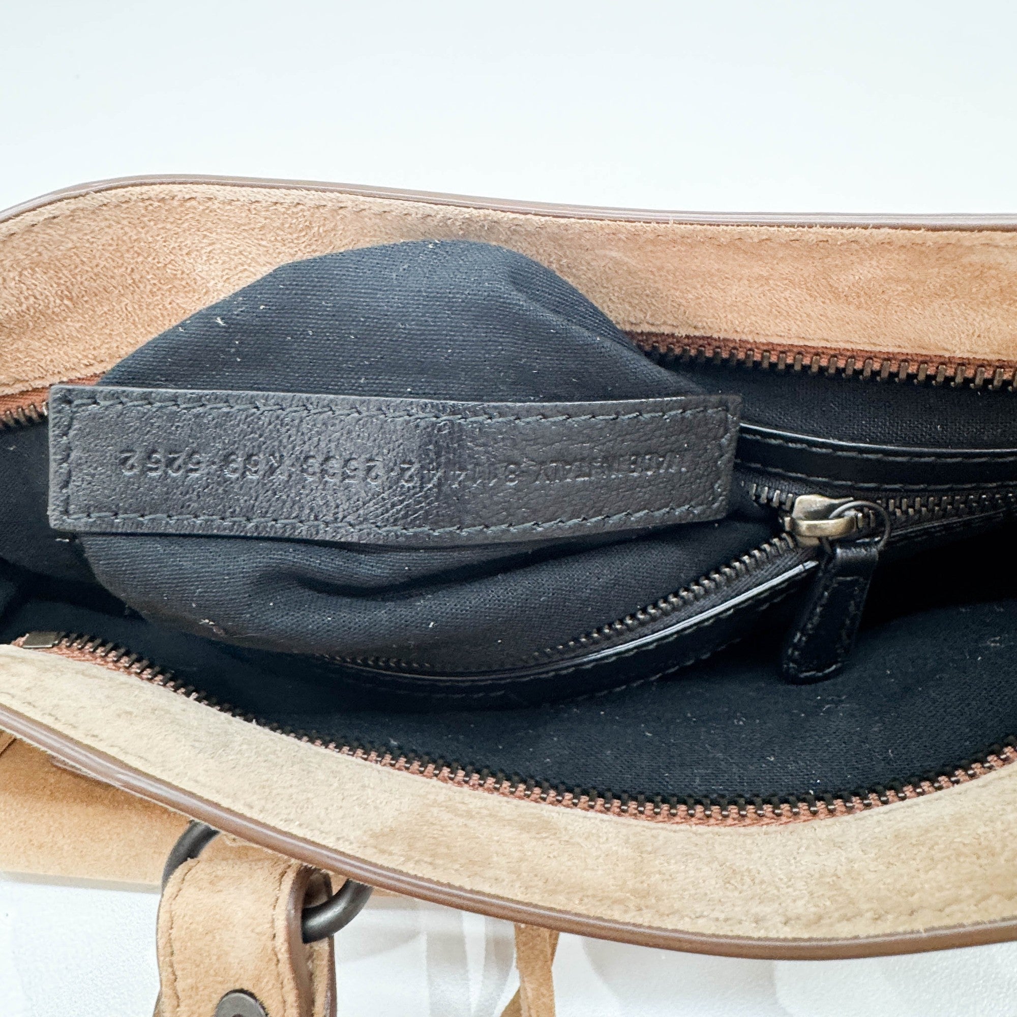 Mini City Caramel Leather Two Way Bag