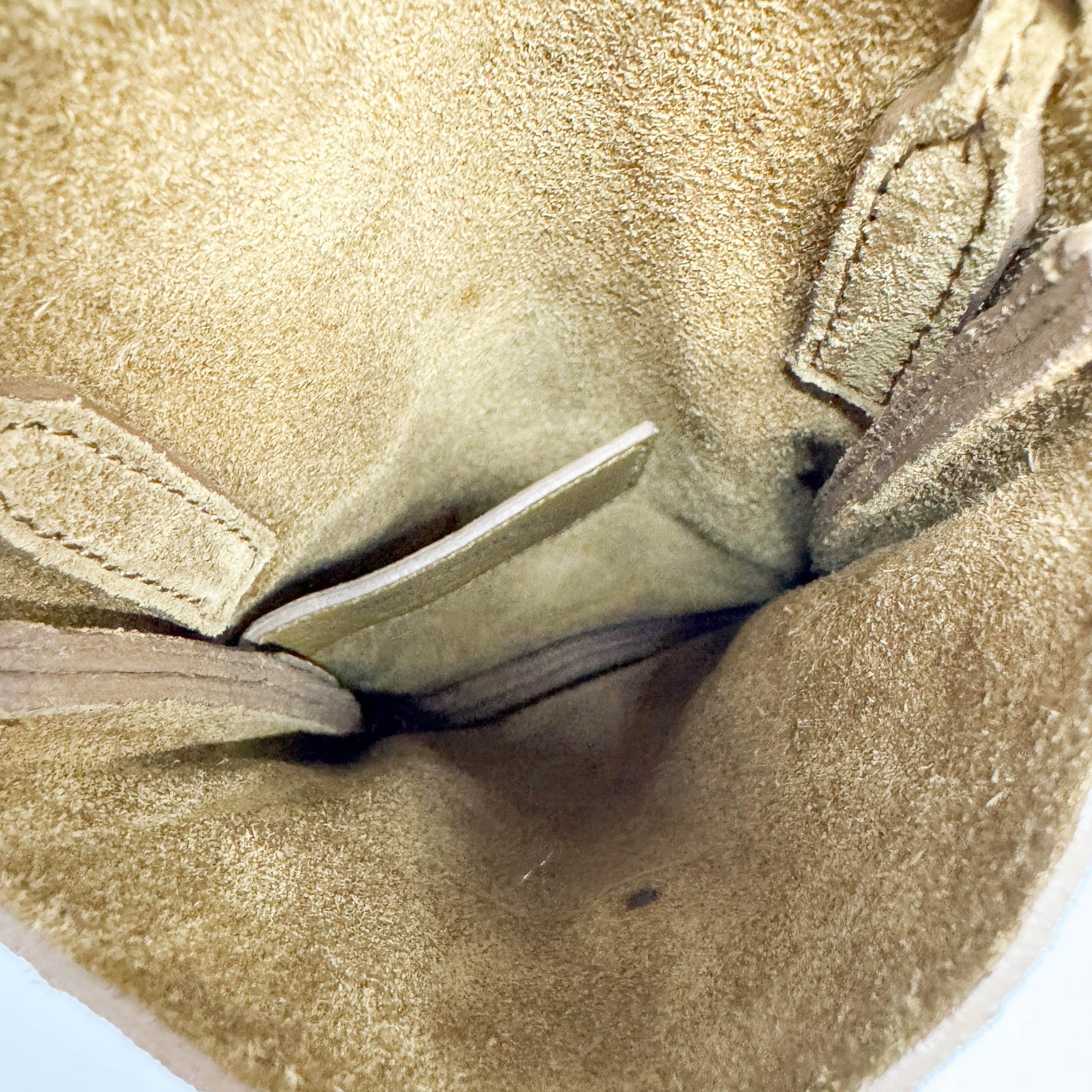 Anita Fringe Caramel Suede Crossbody Bag