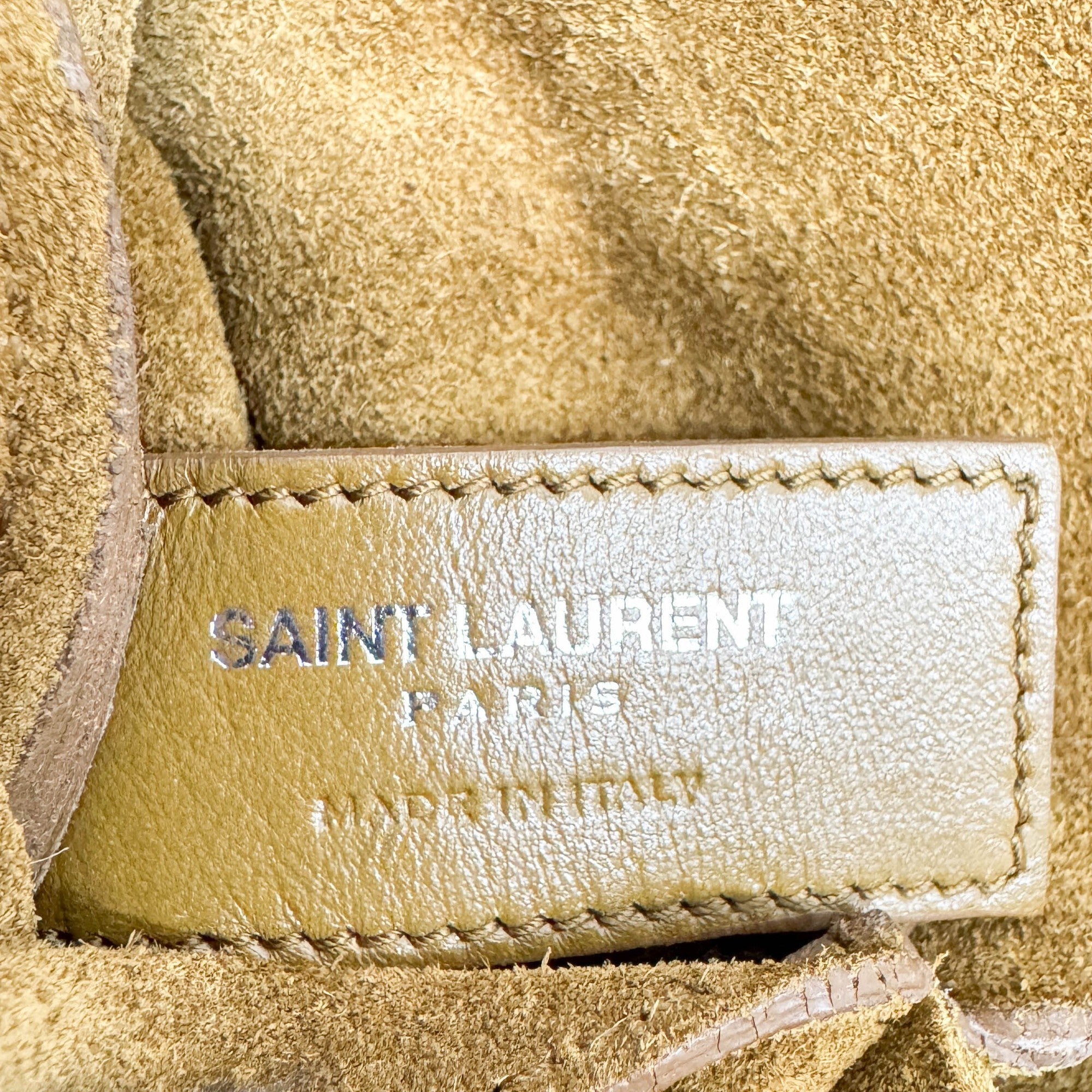 Anita Fringe Caramel Suede Crossbody Bag