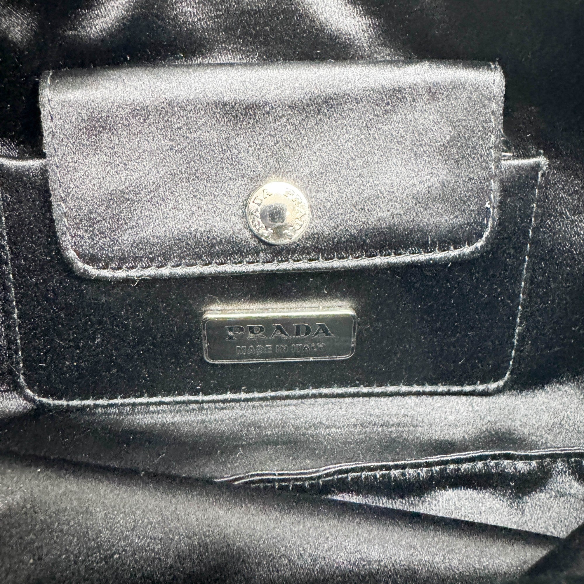 Black Floral Lace Print Shoulder Bag