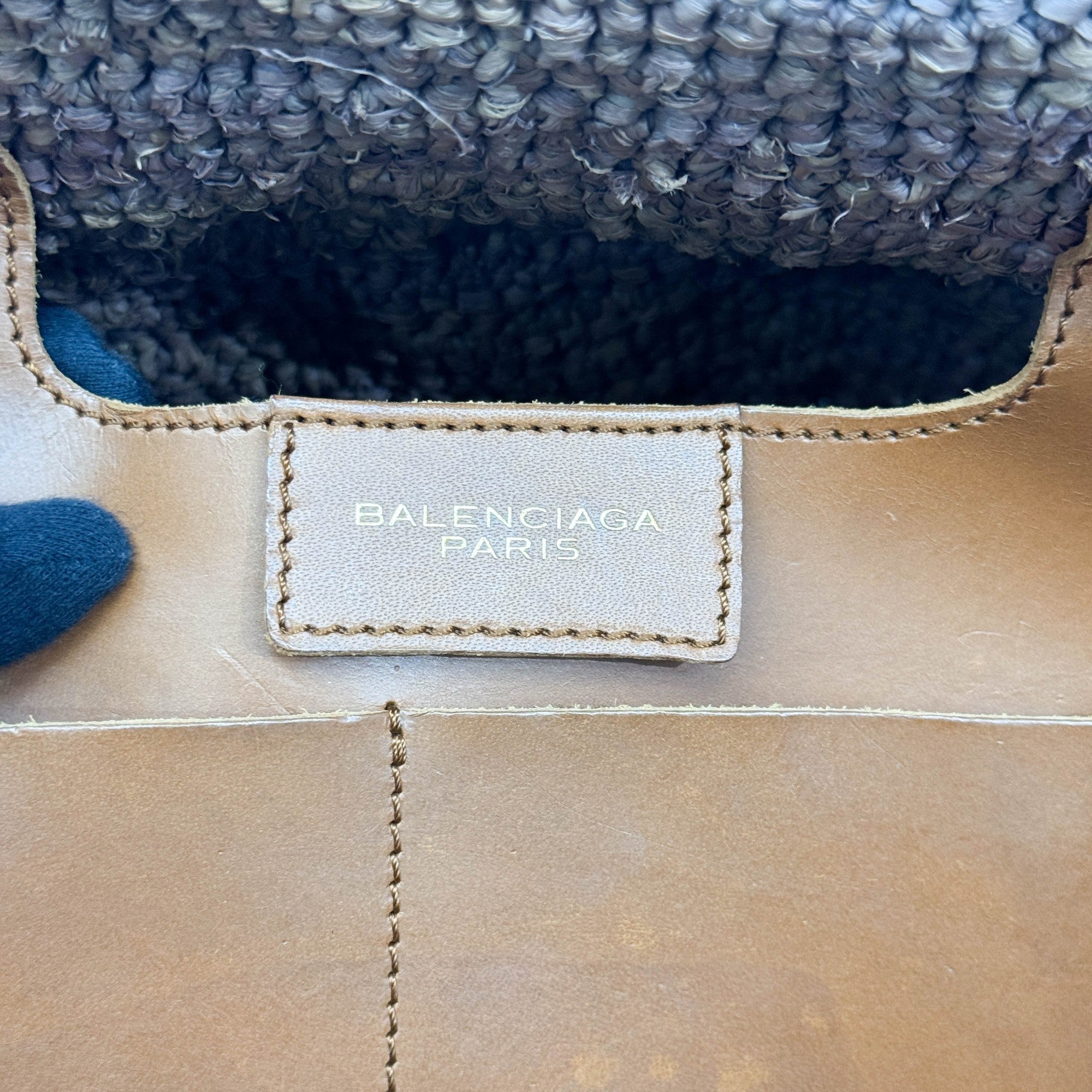 Woven Basket Mauve Raffia Hand Bag