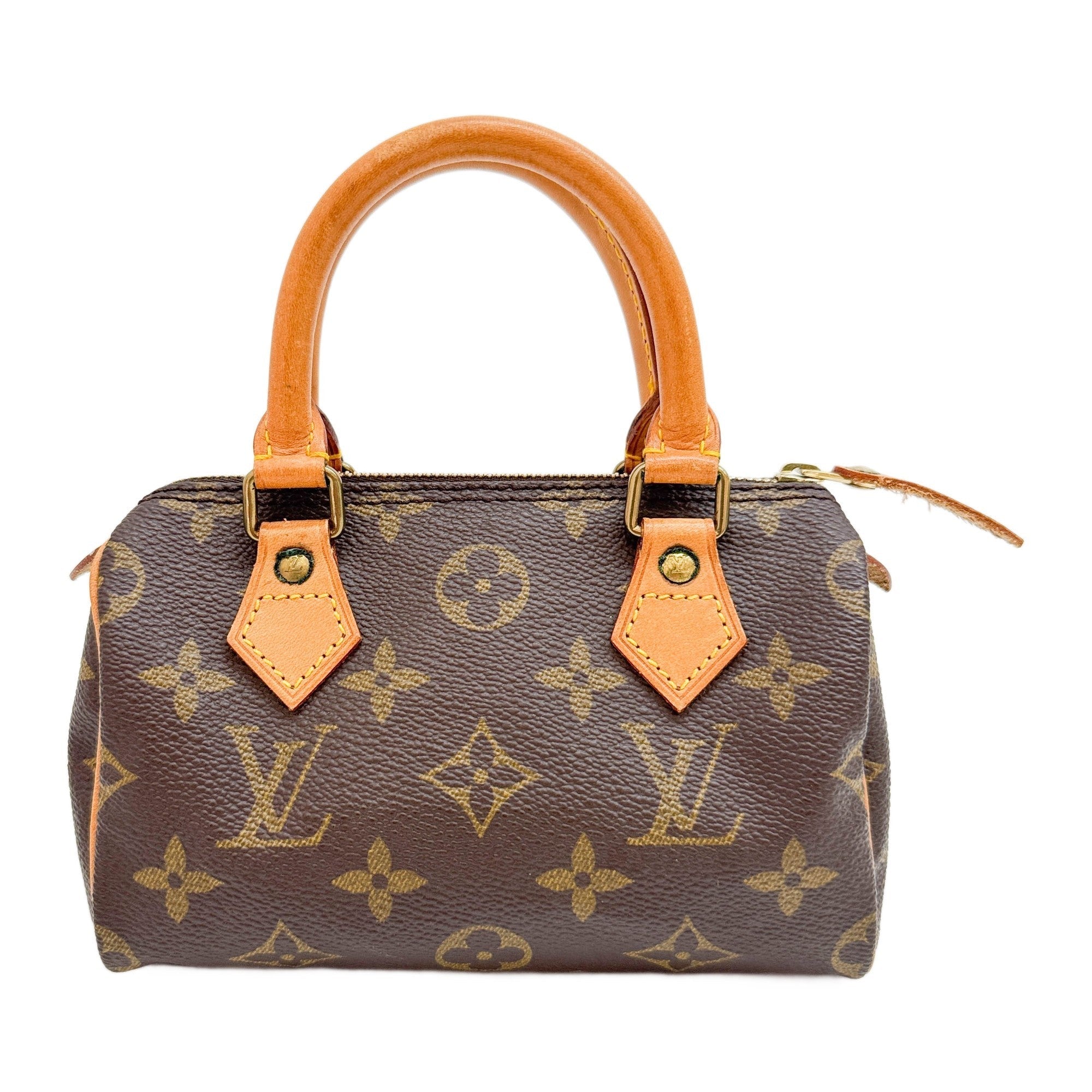 Mini Speedy Brown Monogram Hand Bag