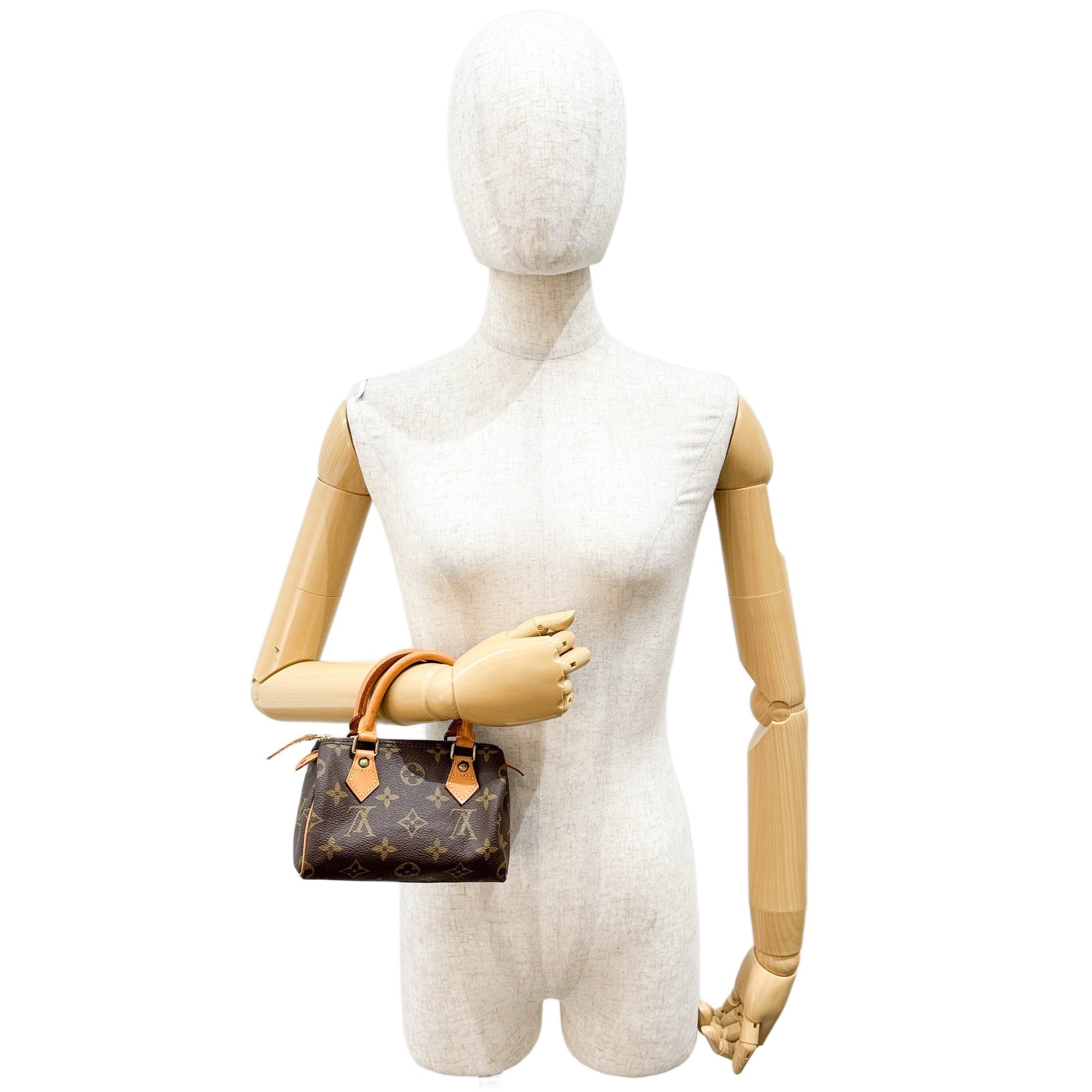 Mini Speedy Brown Monogram Hand Bag