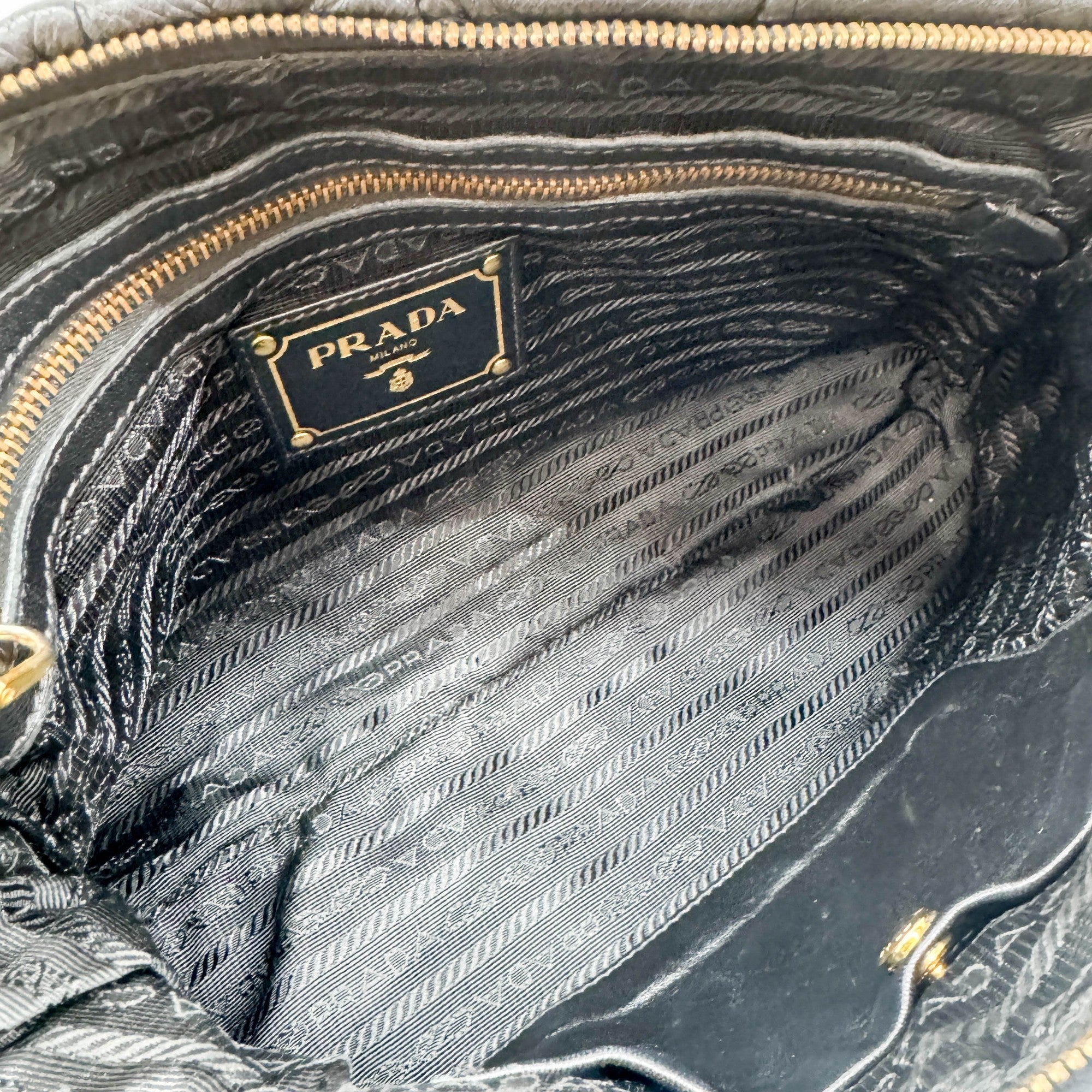 Bows Black Leather Cluch Bag