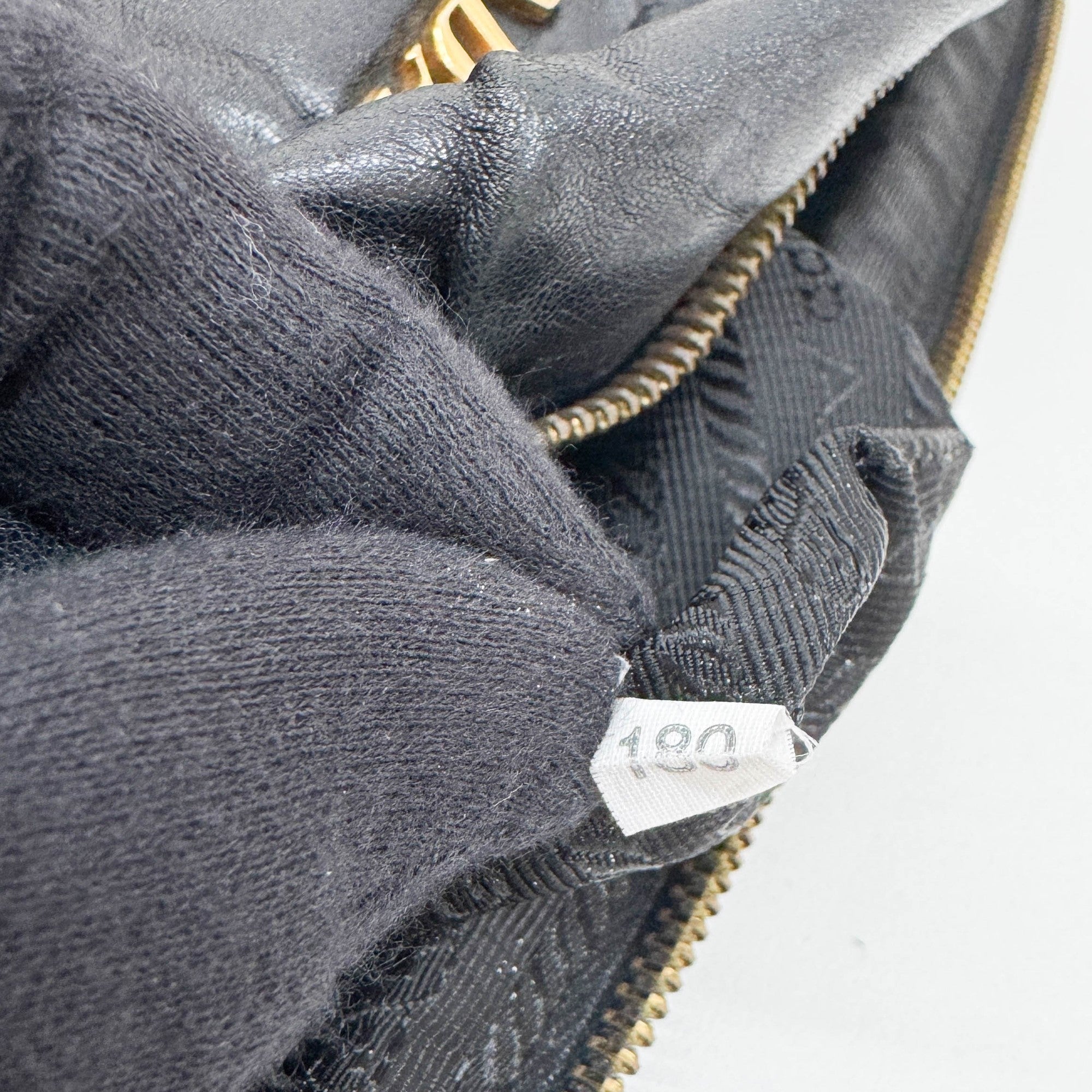 Bows Black Leather Cluch Bag